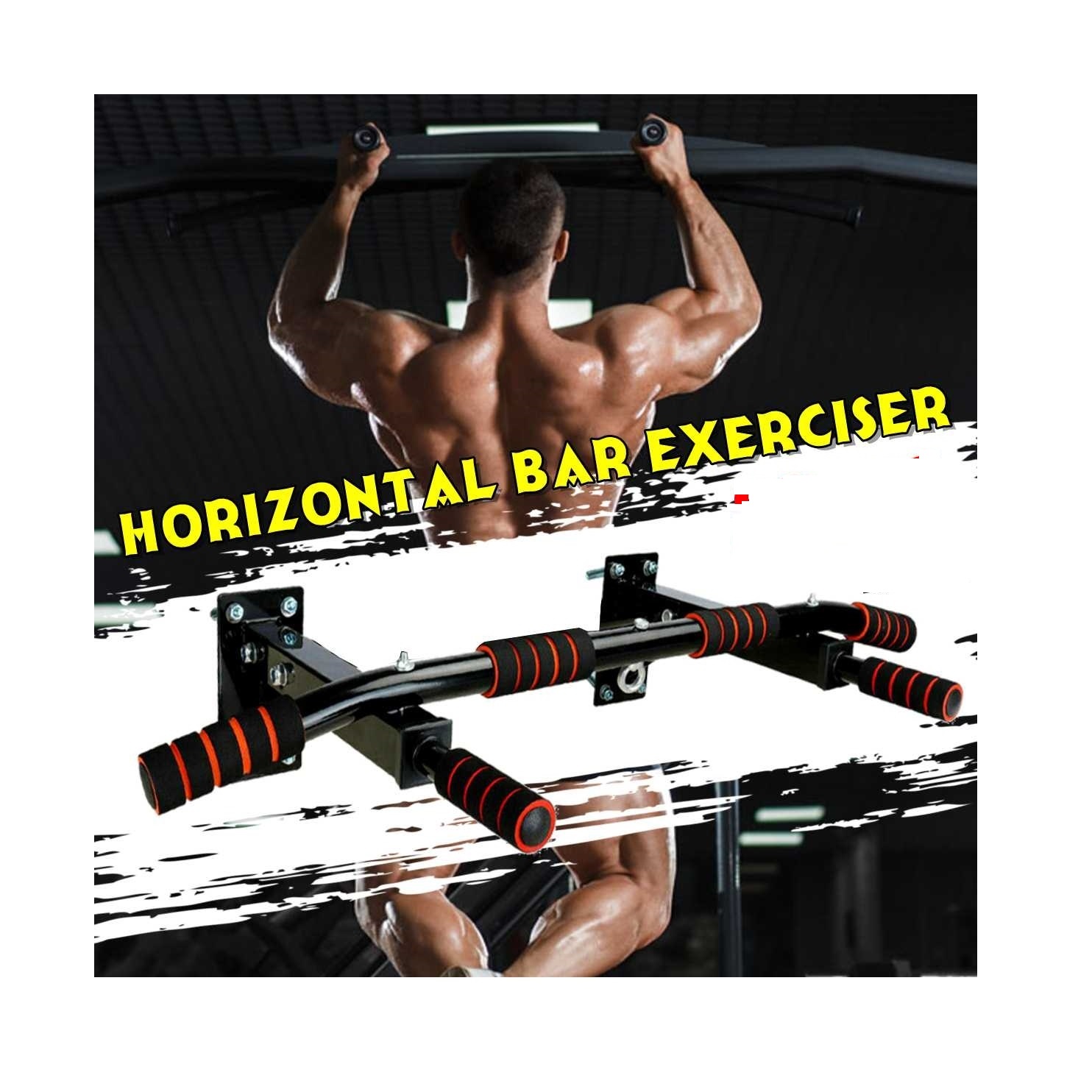 BARRA PARA DOMINADAS MULTIFUNCIONAL PULL UP PARED C/ ESLABÓN - 5