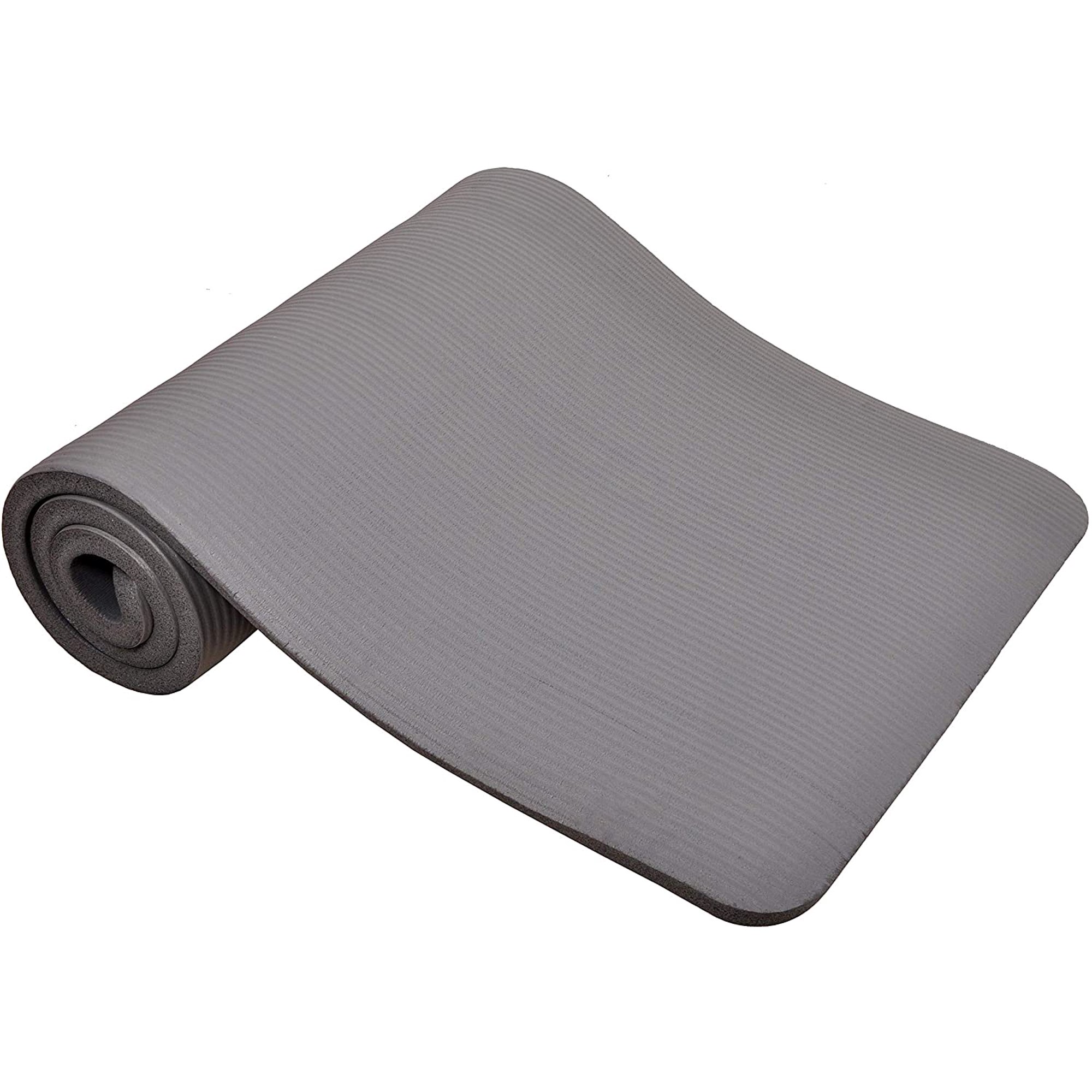 YOGA MAT COLCHONETA ENROLLABLE TAPETE DE EJERCICIOS 20 MM PLOMO - 4