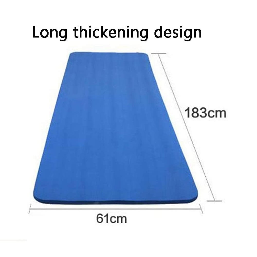 YOGA MAT COLCHONETA ENROLLABLE TAPETE DE EJERCICIOS 20 MM AZUL - 4
