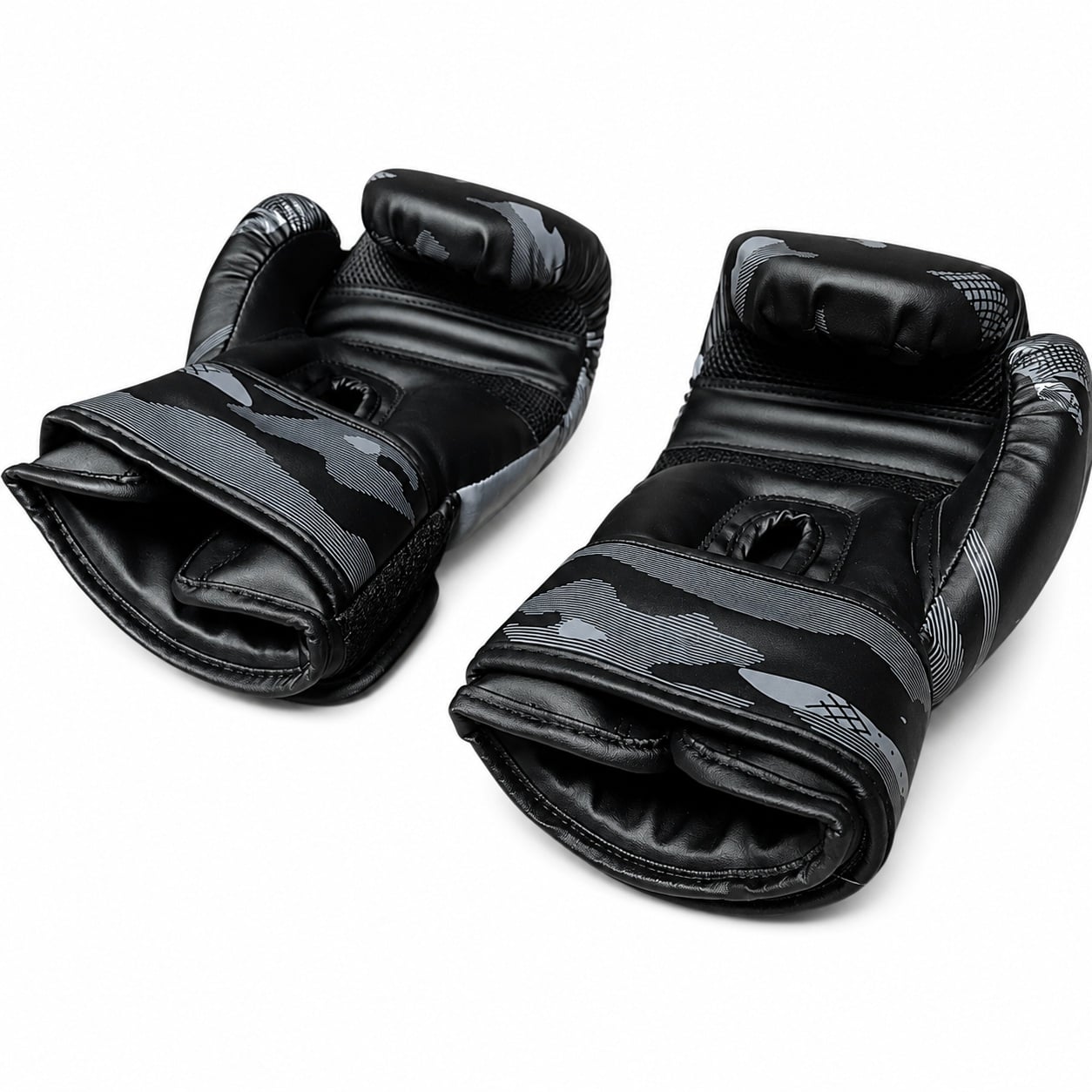 GUANTES DE BOXEO BOX AMENAZZY CALIDAD 14 ONZAS GRIS - 2