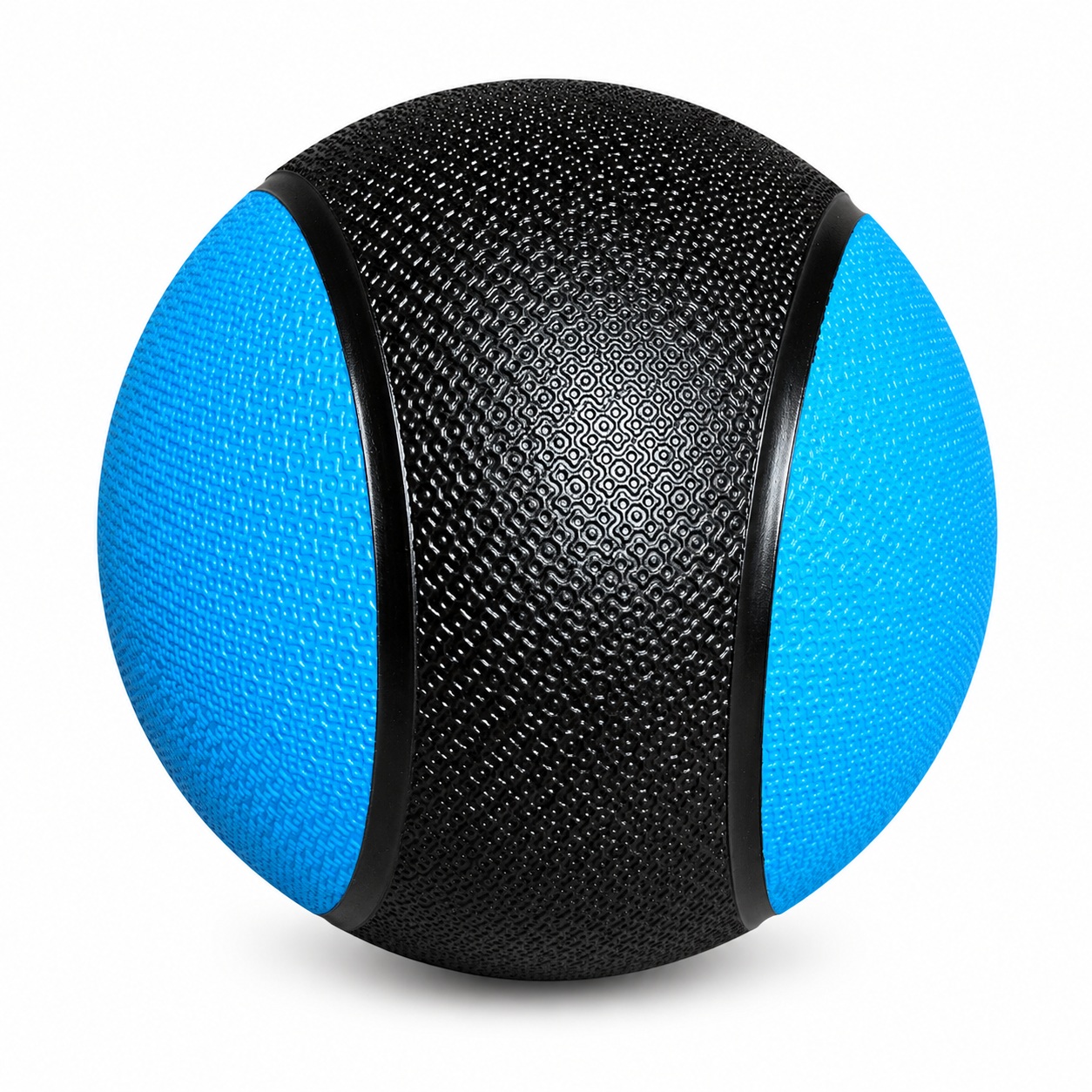 PELOTA BALÓN MEDICINAL PESO 2 KG CON REBOTE FUNCIONAL CROSSFIT AZUL - 4