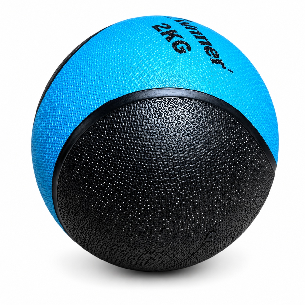 PELOTA BALÓN MEDICINAL PESO 2 KG CON REBOTE FUNCIONAL CROSSFIT AZUL - 5