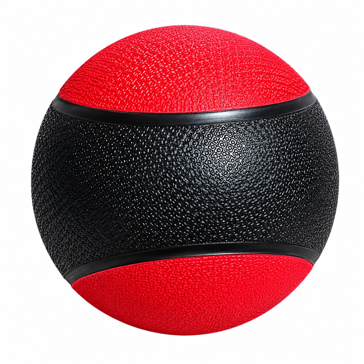 PELOTA BALÓN MEDICINAL PESO 2 KG CON REBOTE FUNCIONAL CROSSFIT ROJO - 5
