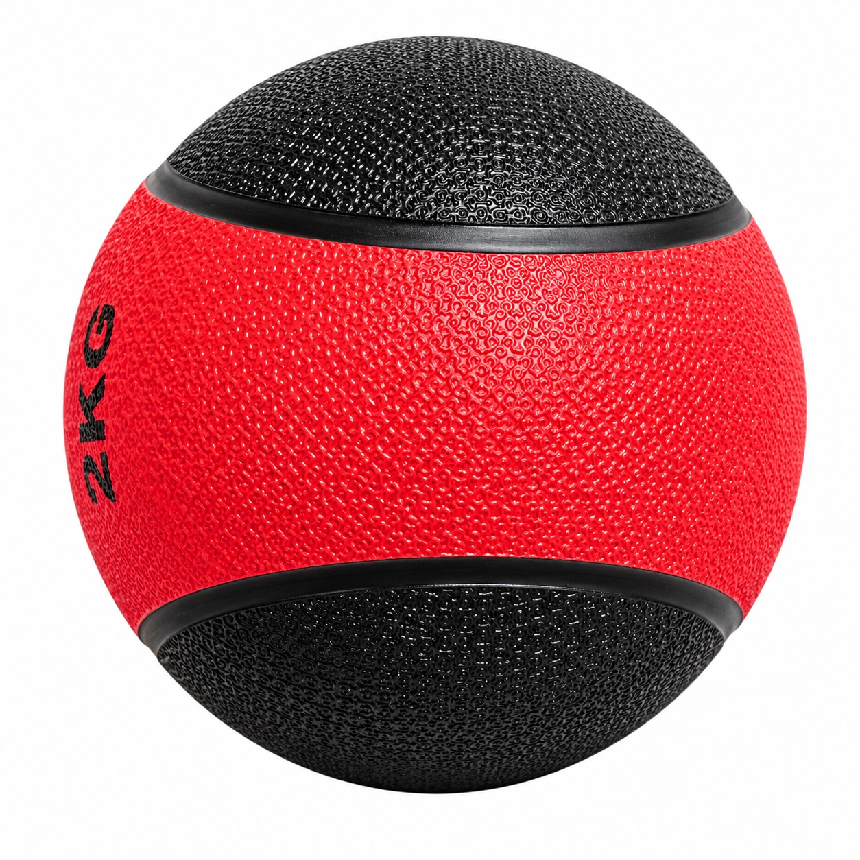 PELOTA BALÓN MEDICINAL PESO 2 KG CON REBOTE FUNCIONAL CROSSFIT ROJO - 6