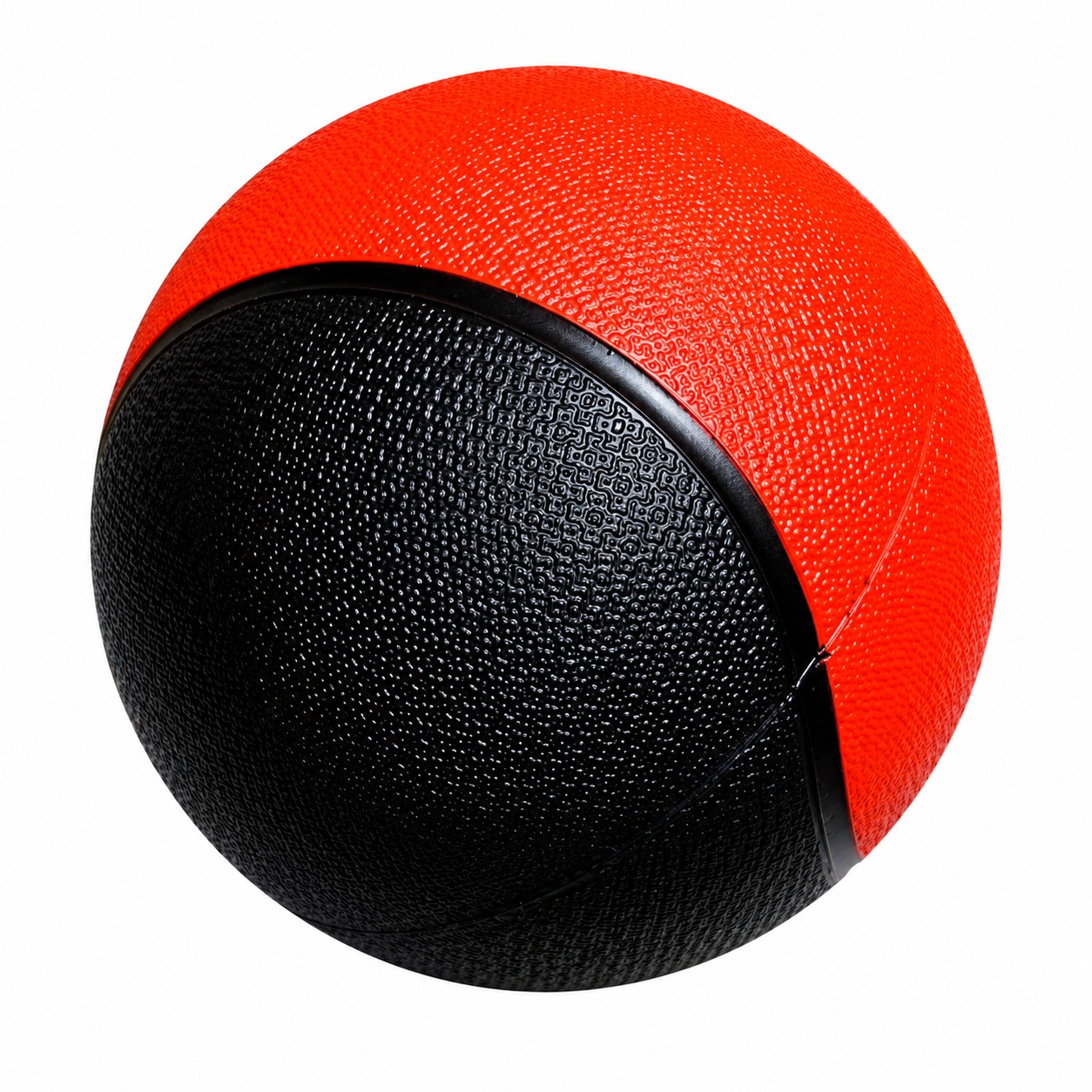 PELOTA BALÓN MEDICINAL PESO 3 KG CON REBOTE FUNCIONAL CROSSFIT ROJO - 4
