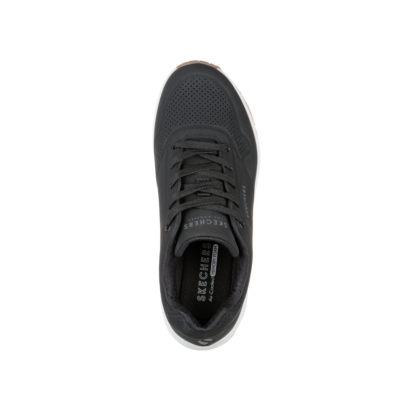 ZAPATILLAS SKECHERS MUJER UNO 73690-BLK NEGRO - 3