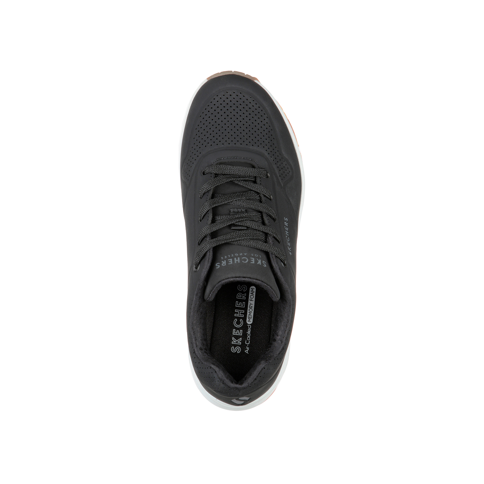 ZAPATILLAS SKECHERS MUJER UNO 73690-BLK NEGRO - 3