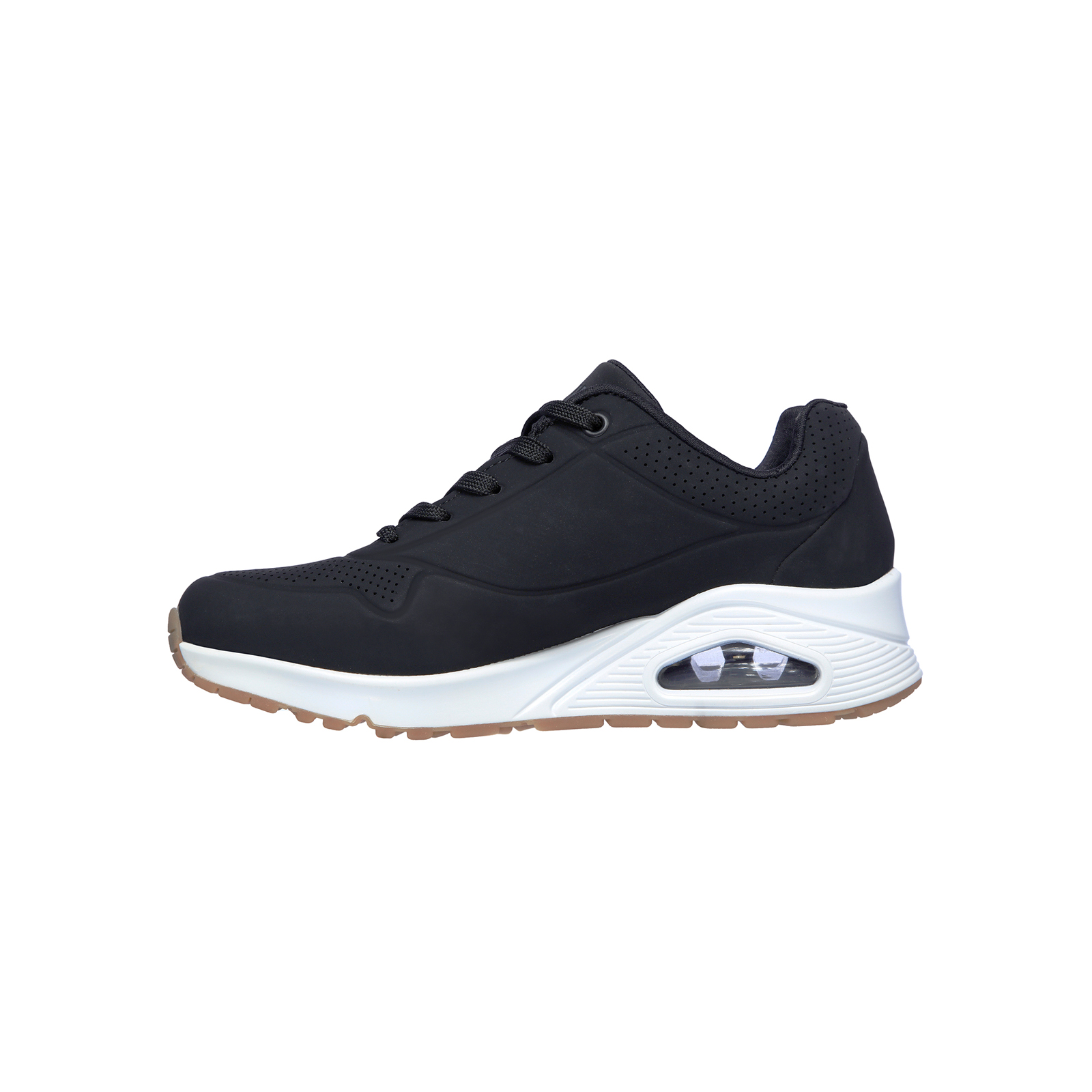 ZAPATILLAS SKECHERS MUJER UNO 73690-BLK NEGRO - 5