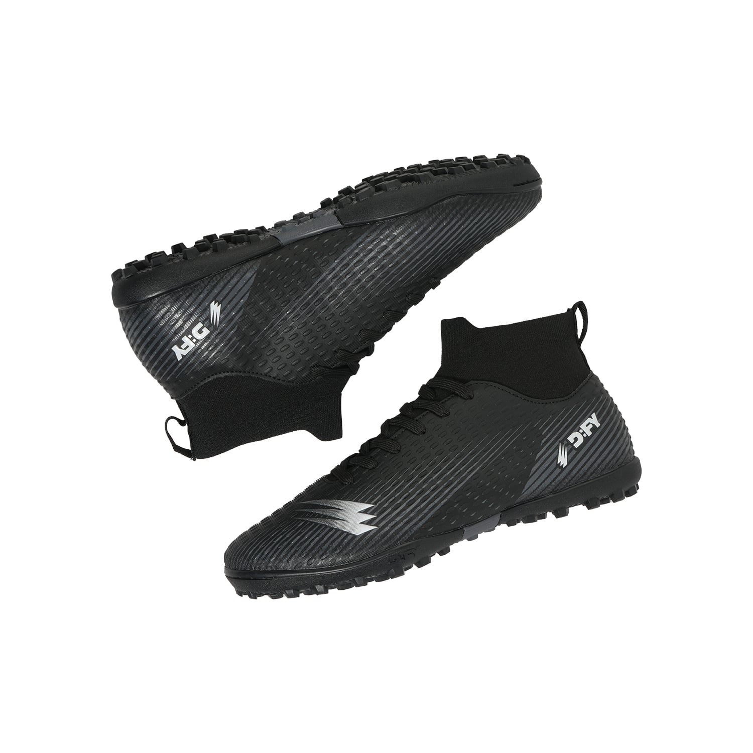 ZAPATILLAS UNISEX DFY GRIS 359218 FUTBOL SPIRAL TF - 3