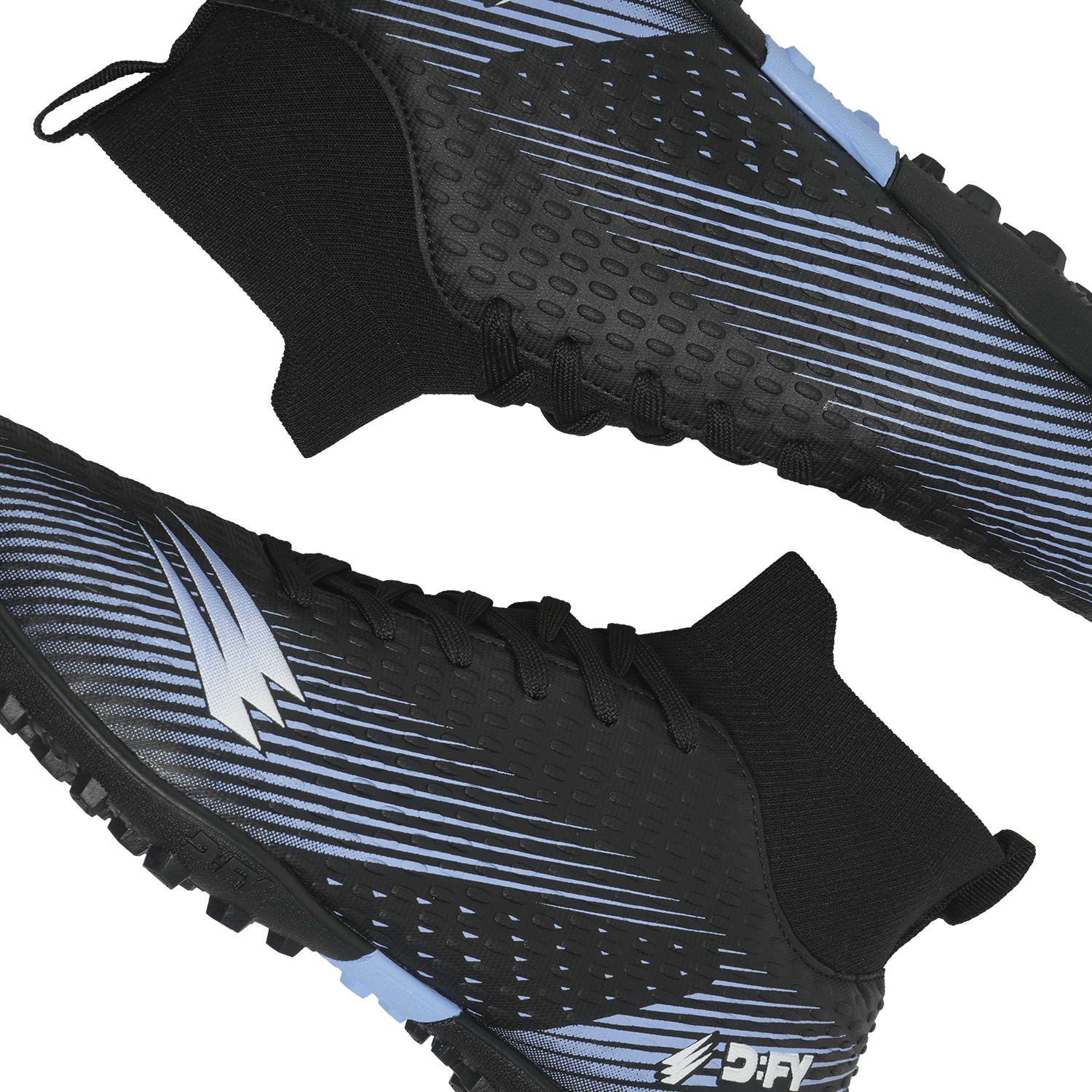 ZAPATILLAS UNISEX DFY AZUL 359219 FUTBOL SPIRAL TF - 5