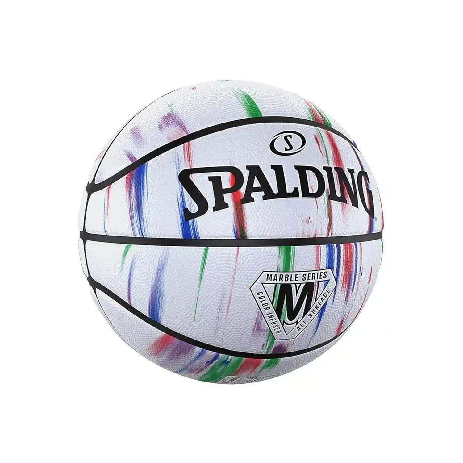 PELOTA BASKETBALL UNISEX SPALDING MARBLE SERIES RAINBOW SZ7 - 2