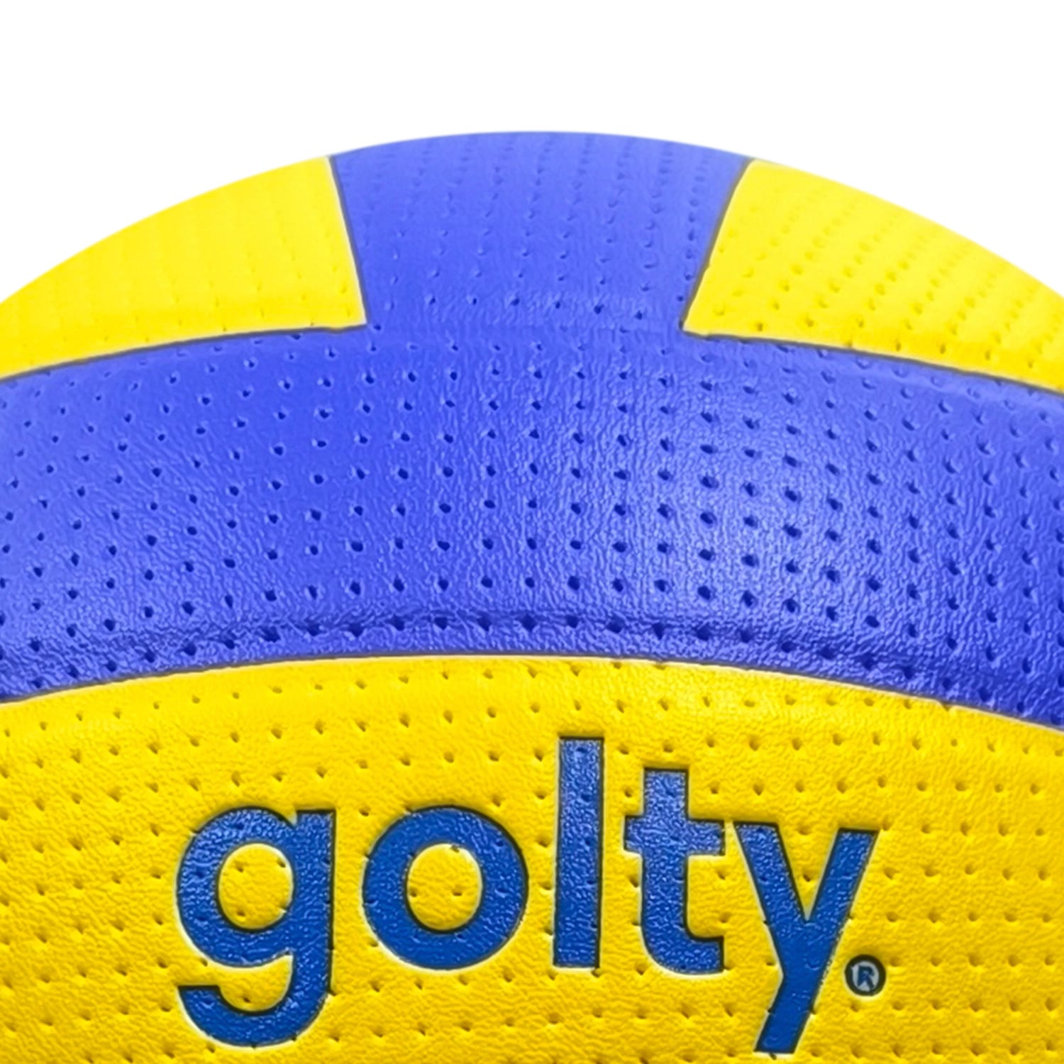 PELOTA VOLLEYBALL UNISEX GOLTY COMPETENCIA PVC AZUL AMARILLO #5 - 4