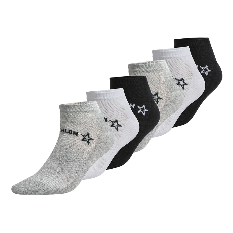 MEDIAS URBANO MUJER TRIATHLON 84TALTRIA6M PACK6 TRICOLOR - 1