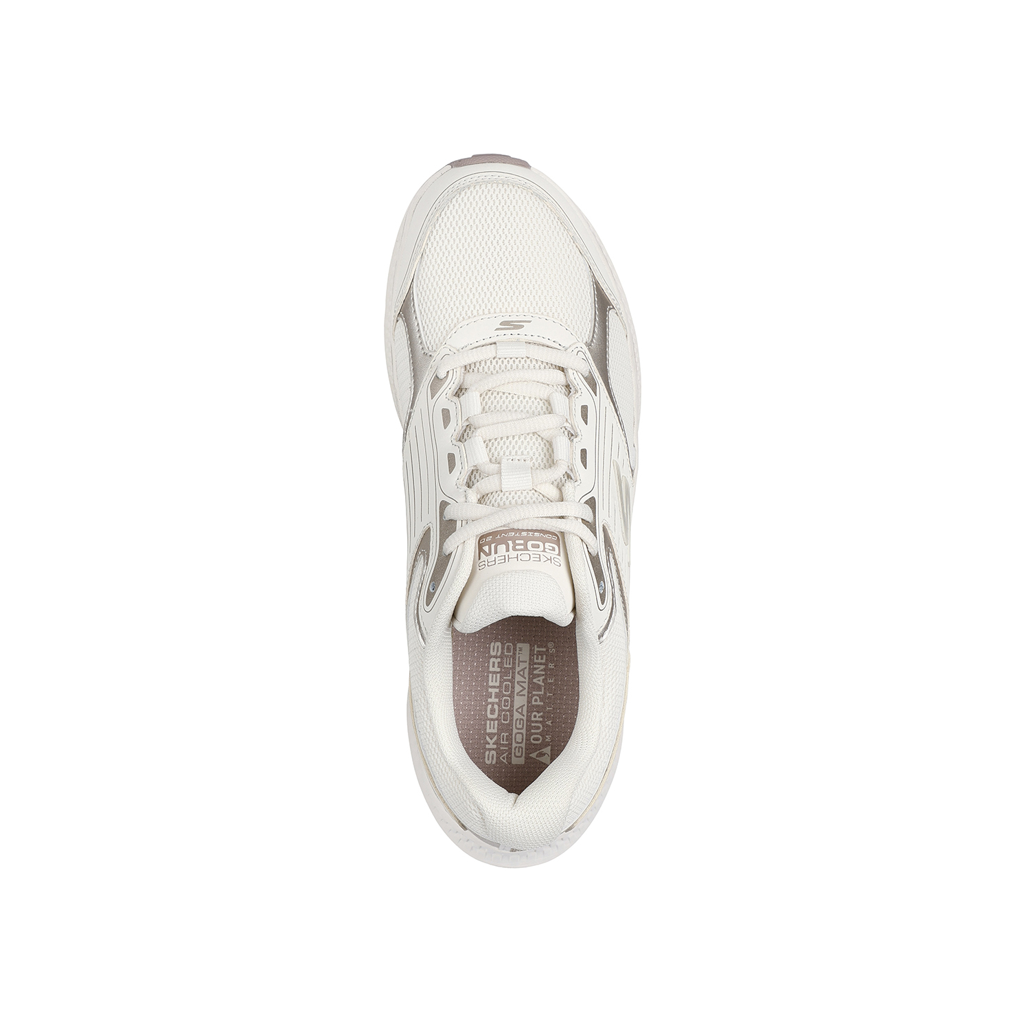 ZAPATILLAS TRAINING MUJER SKECHERS 128606-NAT-GO RUN CONSISTENT 2.0 - 4