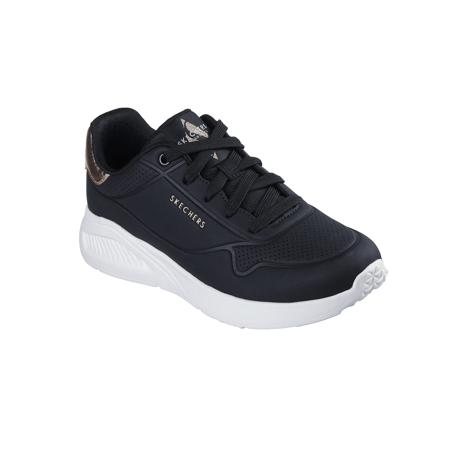ZAPATILLAS URBANO MUJER SKECHERS 177291-BLK-UNO LITE - 2