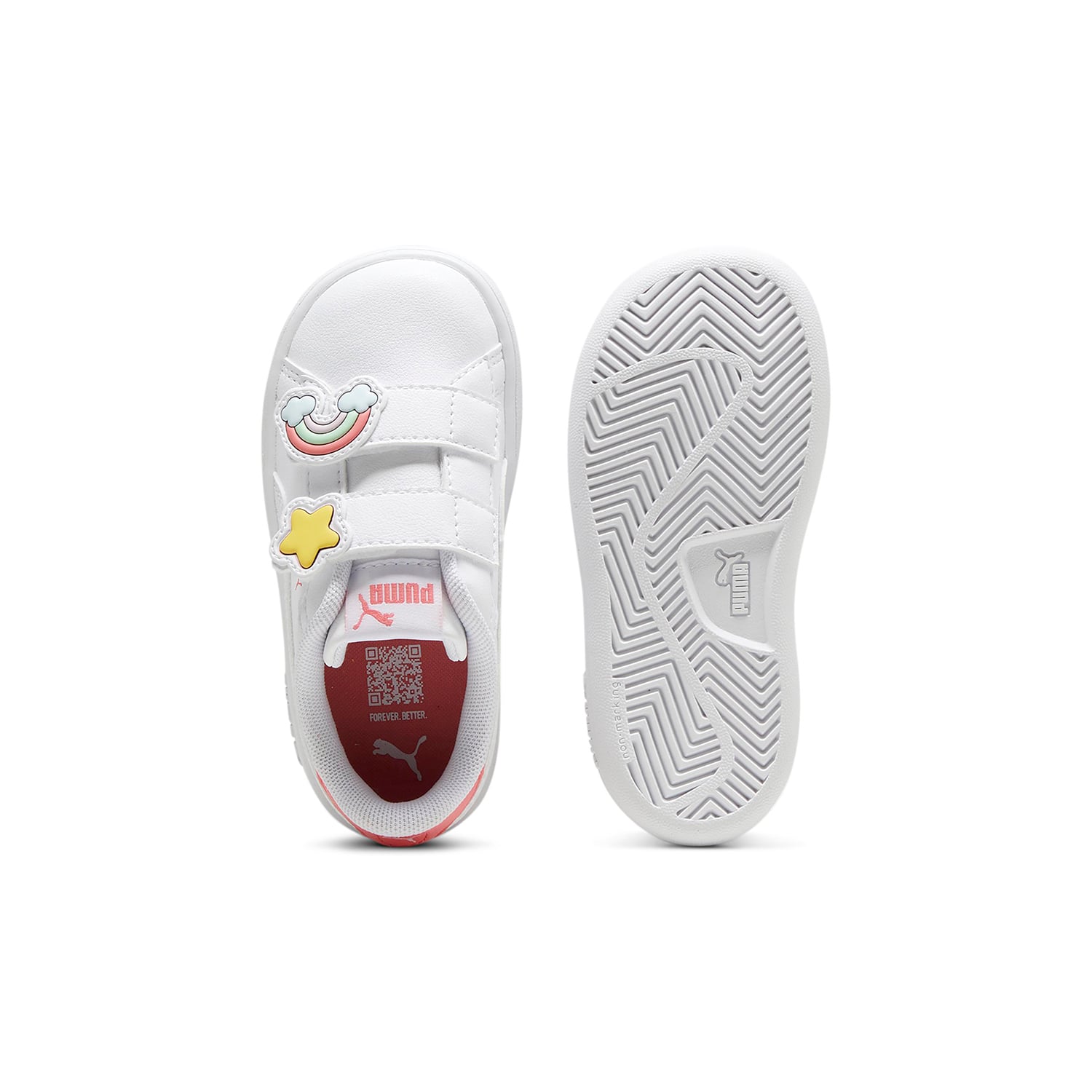 ZAPATILLAS URBANO UNISEX PUMA 397287 01 SMASH 3.0 BADGES V INF - 4