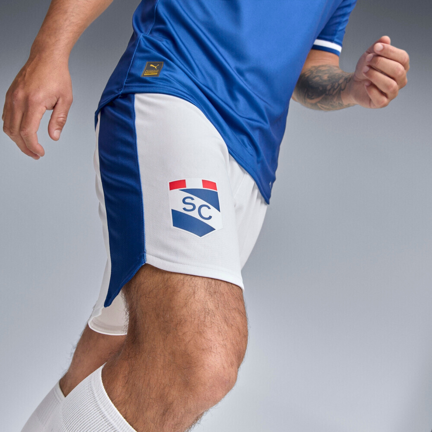SHORT FOOTBALL UNISEX PUMA 713777 01 SC AWAY SHORTS REPLICA - 3