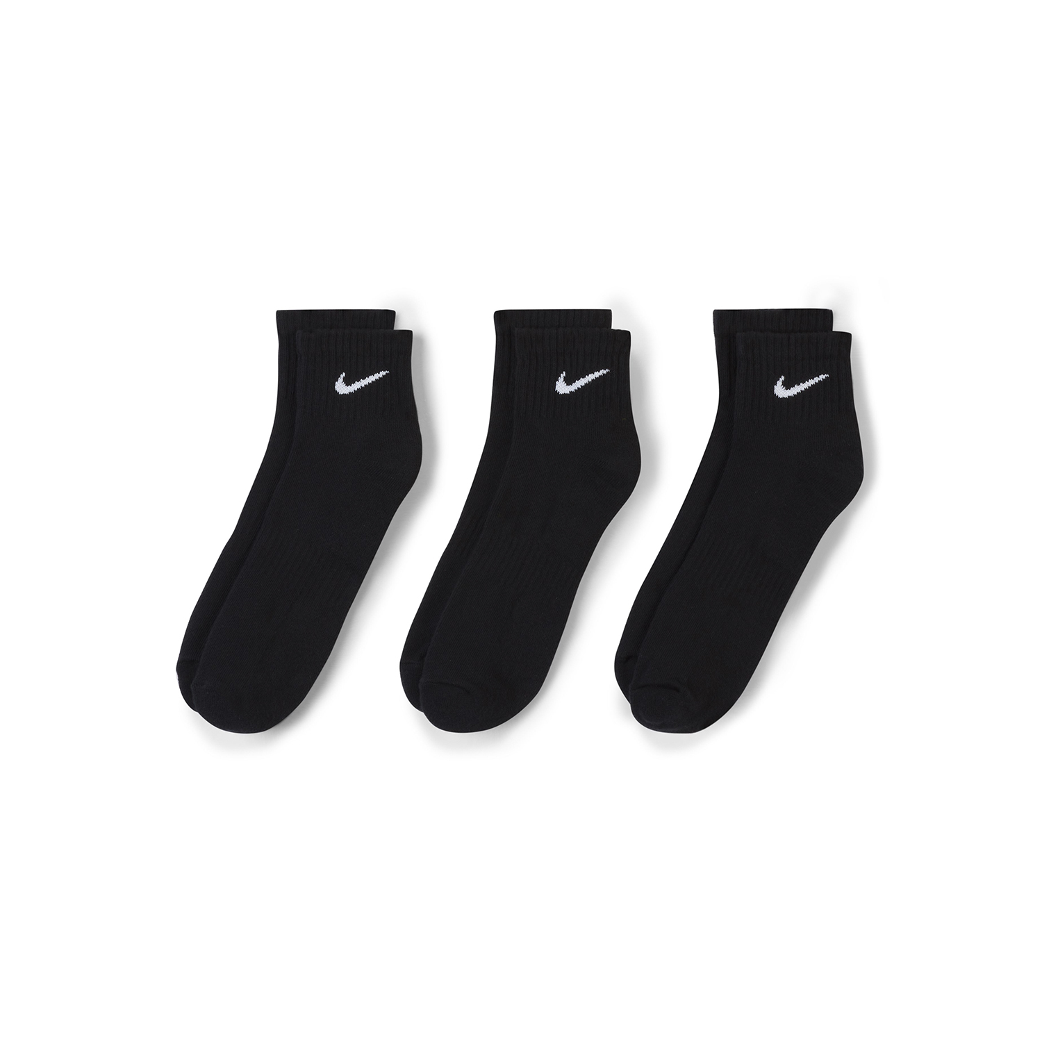 MEDIAS TRAINING UNISEX NIKE SX7667-010 U NK EVERYDAY CUSH ANKLE 3PR - 2