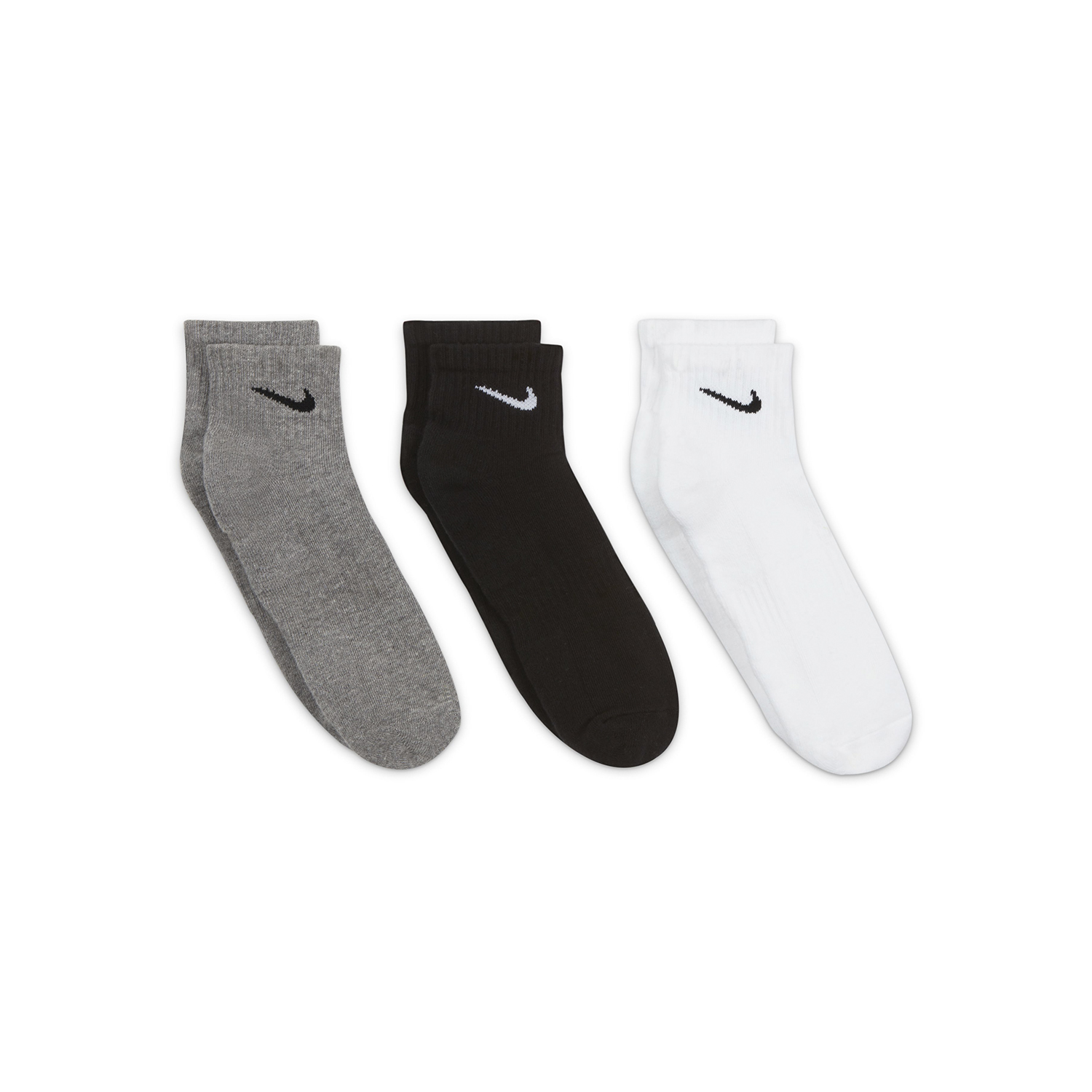 MEDIAS TRAINING UNISEX NIKE SX7667-964 U NK EVERYDAY CUSH ANKLE 3PR - 2