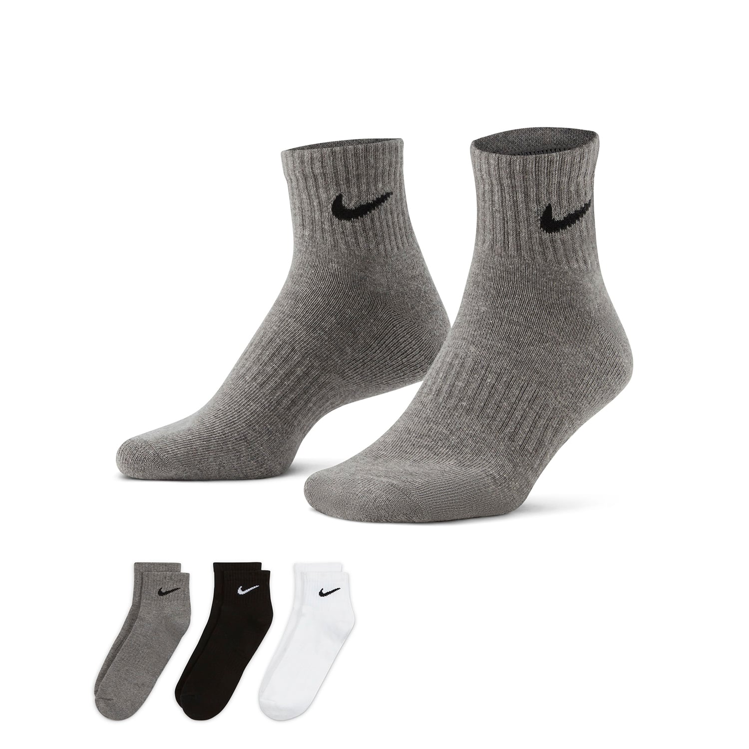MEDIAS TRAINING UNISEX NIKE SX7667-964 U NK EVERYDAY CUSH ANKLE 3PR - 3