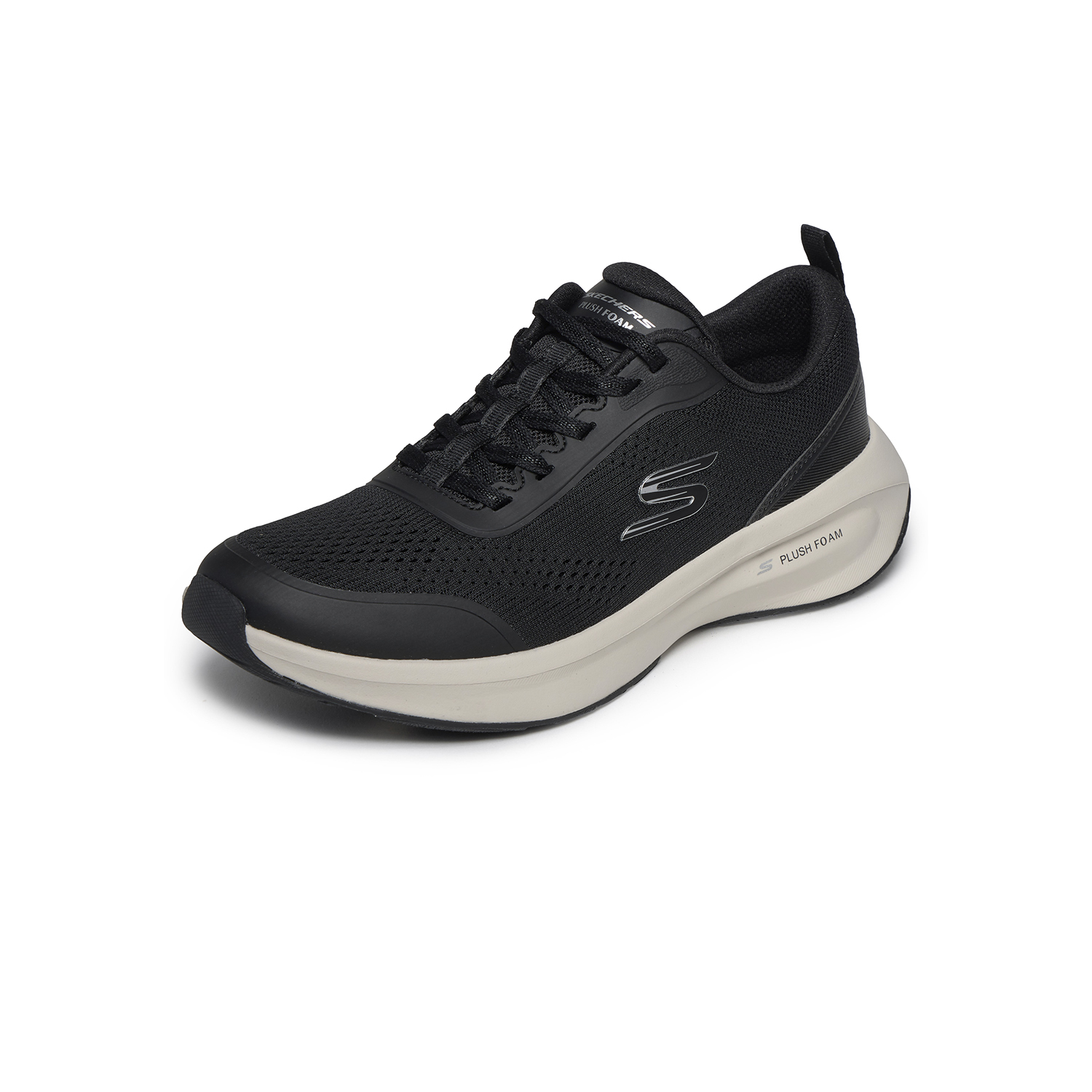 ZAPATILLAS TRAINING MUJER SKECHERS 150572-BKW PLUSH FOAM - 2