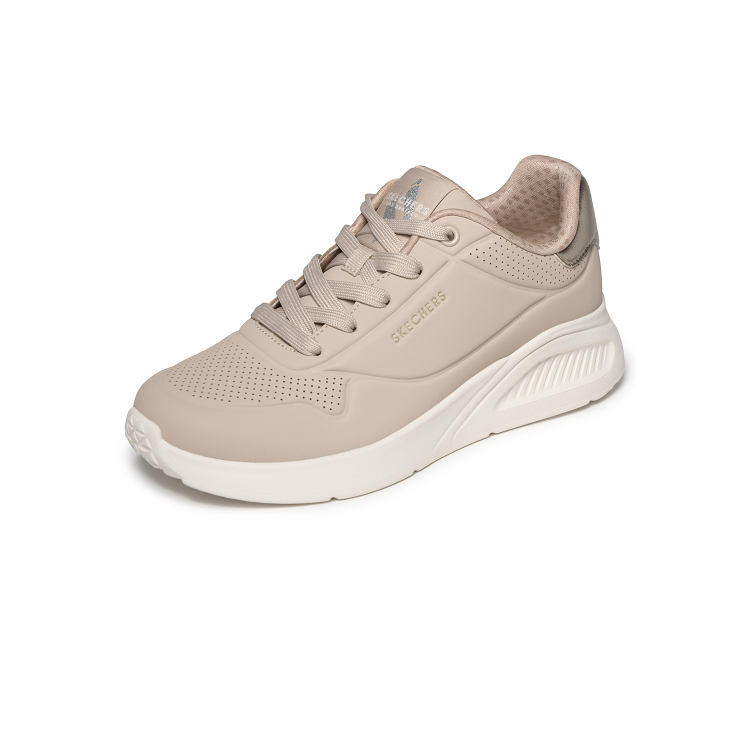 ZAPATILLAS URBANO MUJER SKECHERS 177291-TAN-UNO LITE - 3