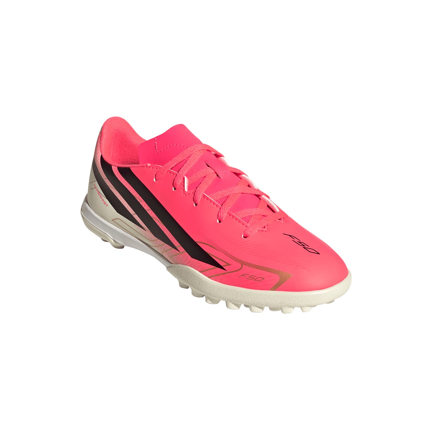 ZAPATILLAS ADIDAS F50 HYPERFAST CLUB TF J FOOTBALL UNISEX ROSADO - 2
