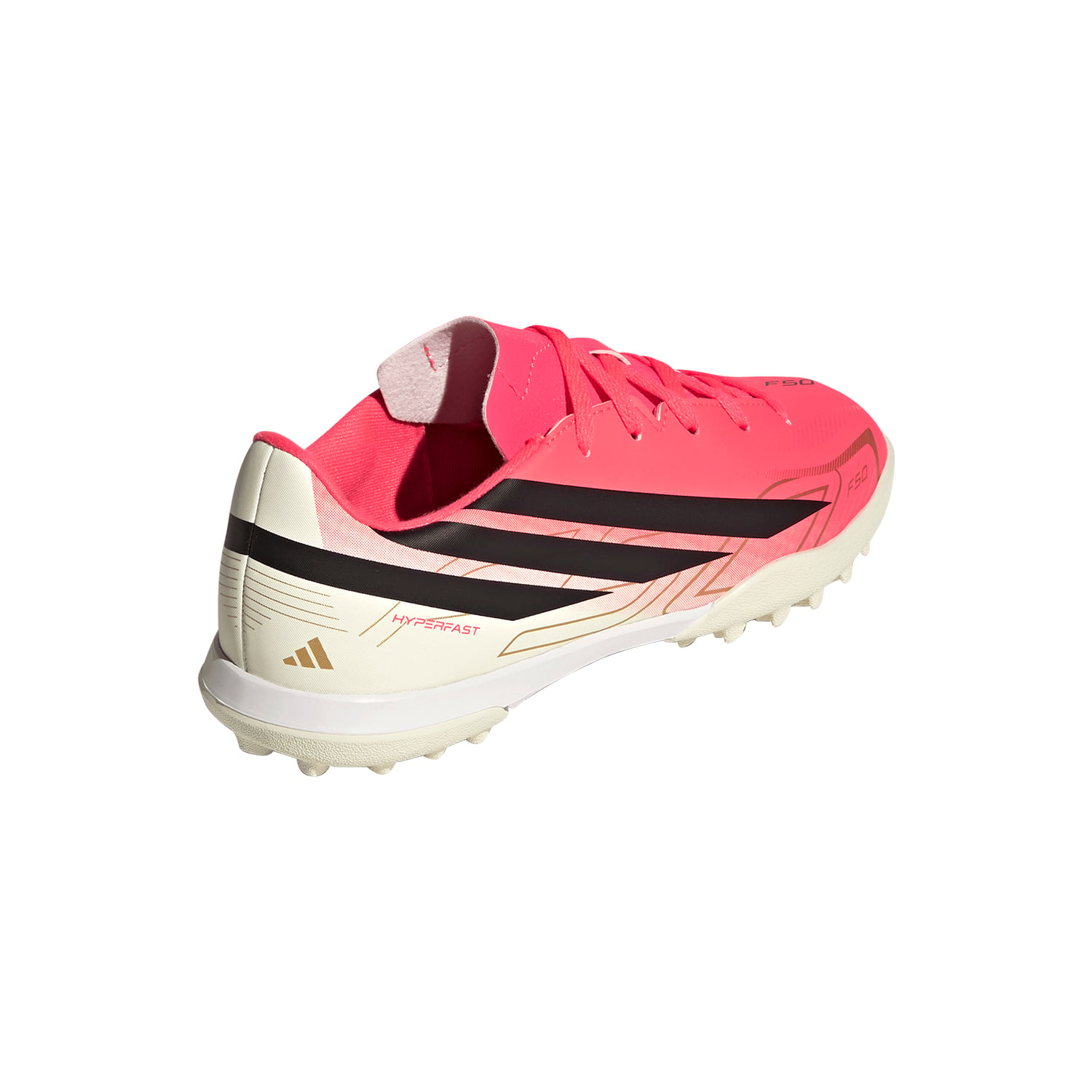 ZAPATILLAS ADIDAS F50 HYPERFAST CLUB TF J FOOTBALL UNISEX ROSADO - 3