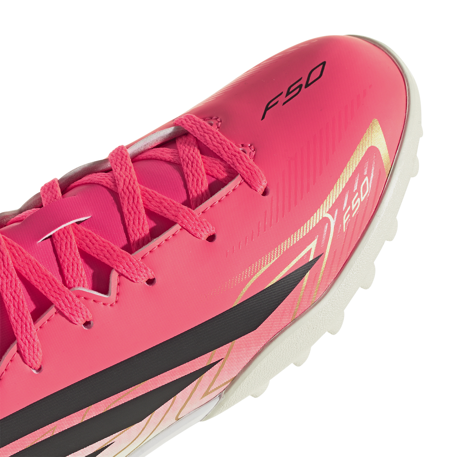 ZAPATILLAS ADIDAS F50 HYPERFAST CLUB TF J FOOTBALL UNISEX ROSADO - 7