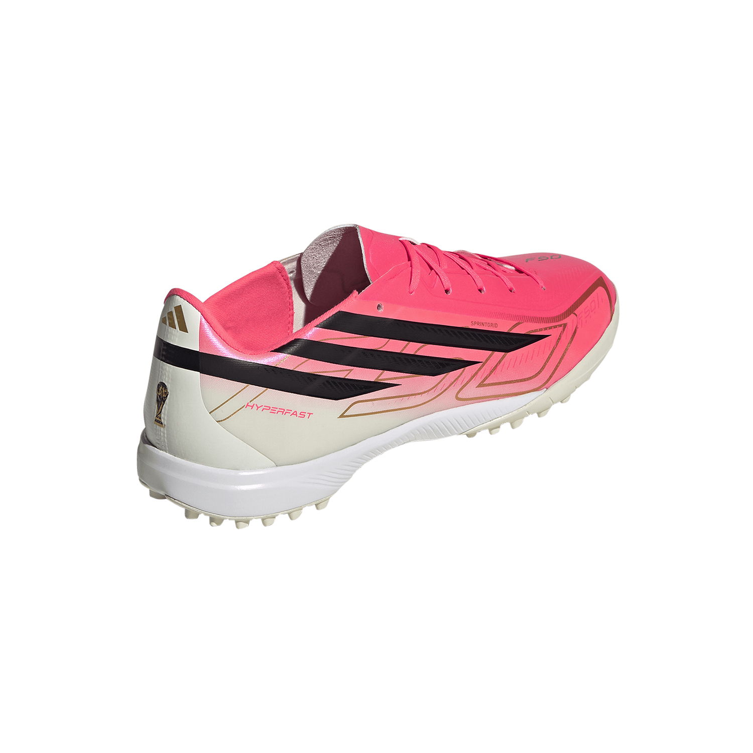 ZAPATILLAS ADIDAS F50 HYPERFAST LEAGUE TF FOOTBALL UNISEX ROSADO - 3