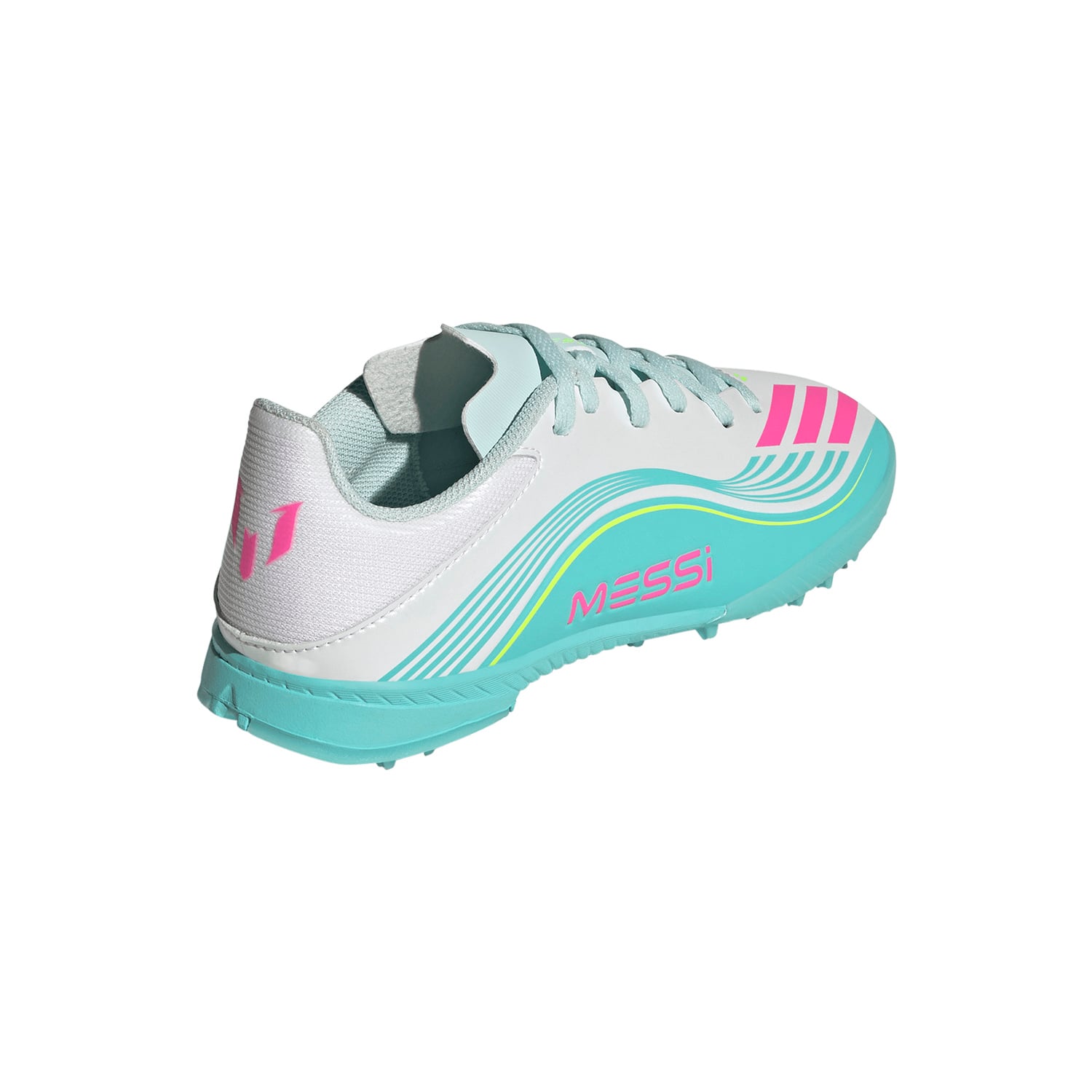ZAPATILLAS ADIDAS F50 MESSI LEAGUE TF J FOOTBALL UNISEX BLANCO - 3