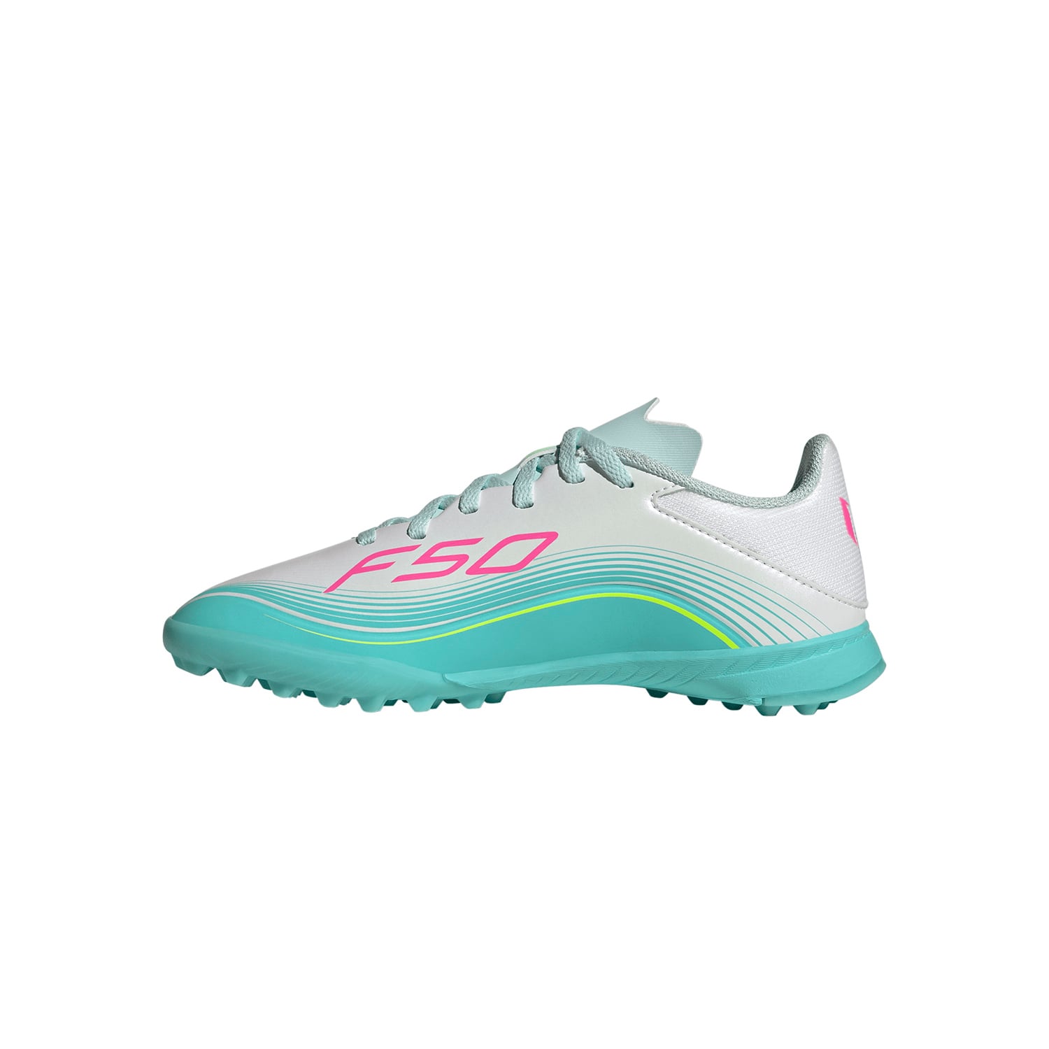 ZAPATILLAS ADIDAS F50 MESSI LEAGUE TF J FOOTBALL UNISEX BLANCO - 4