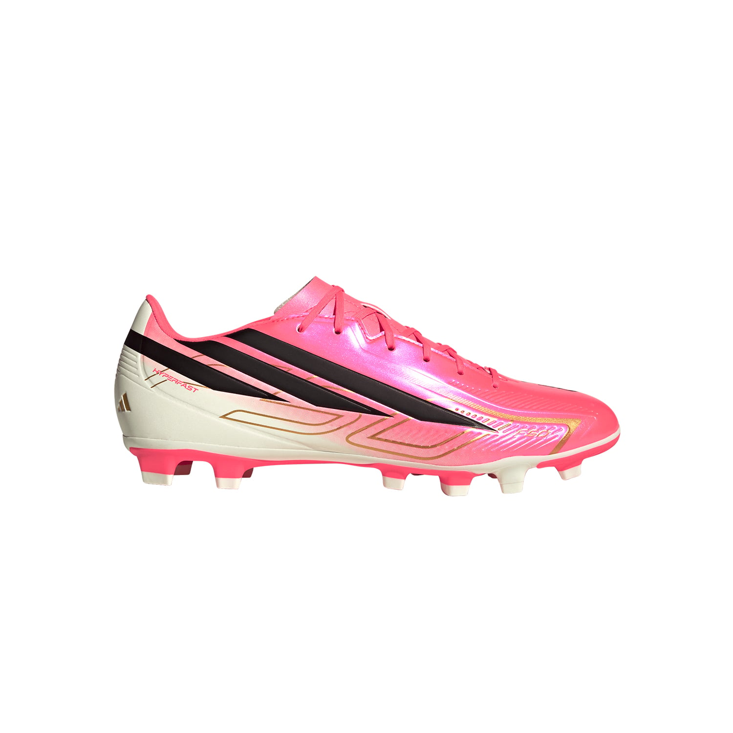 ZAPATILLAS ADIDAS F50 HYPERFAST CLUB FG/MG FOOTBALL UNISEX ROSADO - 1