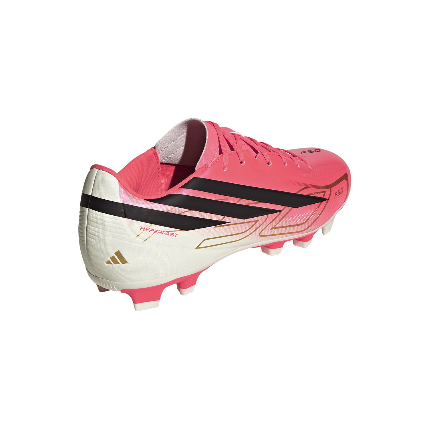 ZAPATILLAS ADIDAS F50 HYPERFAST CLUB FG/MG FOOTBALL UNISEX ROSADO - 3