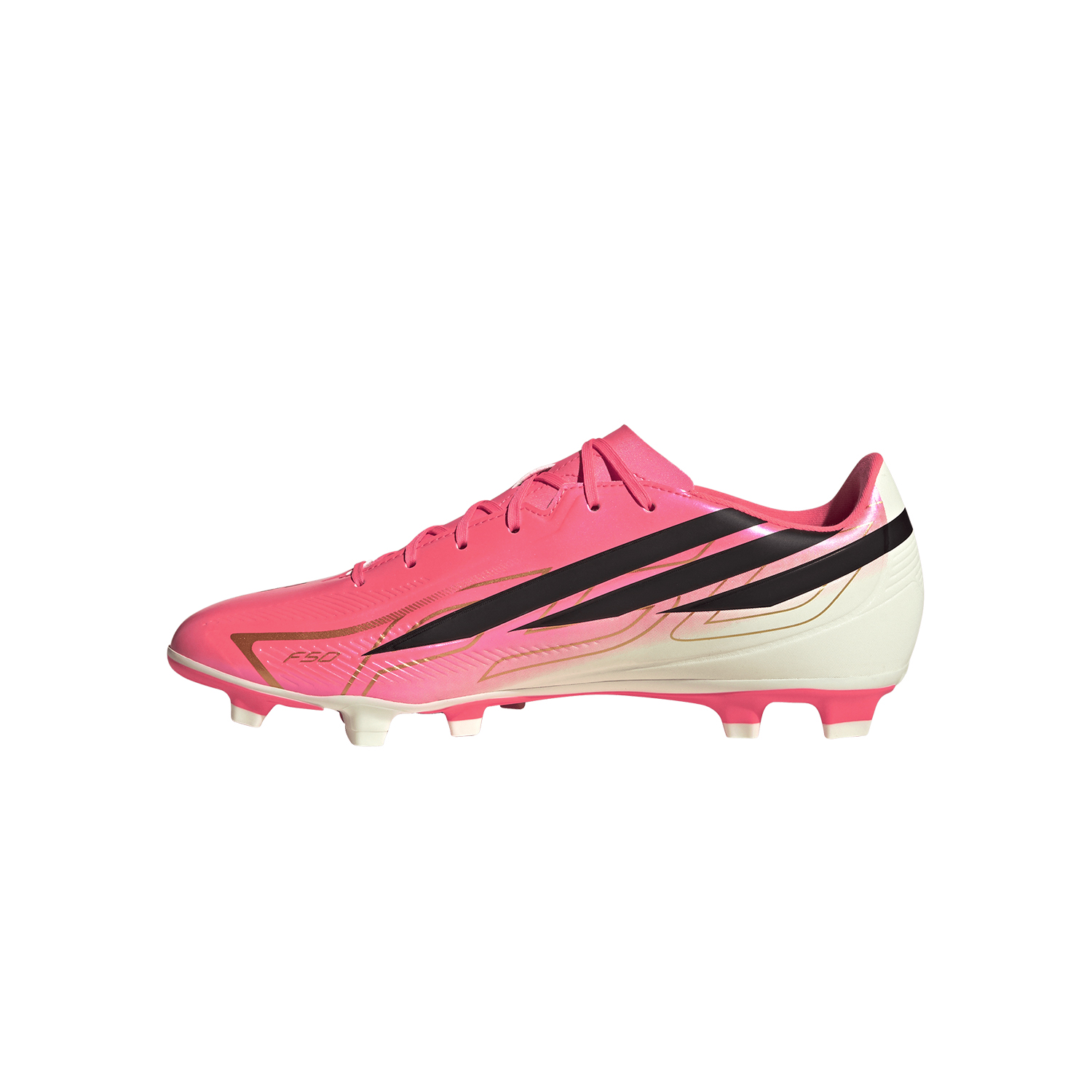 ZAPATILLAS ADIDAS F50 HYPERFAST CLUB FG/MG FOOTBALL UNISEX ROSADO - 4