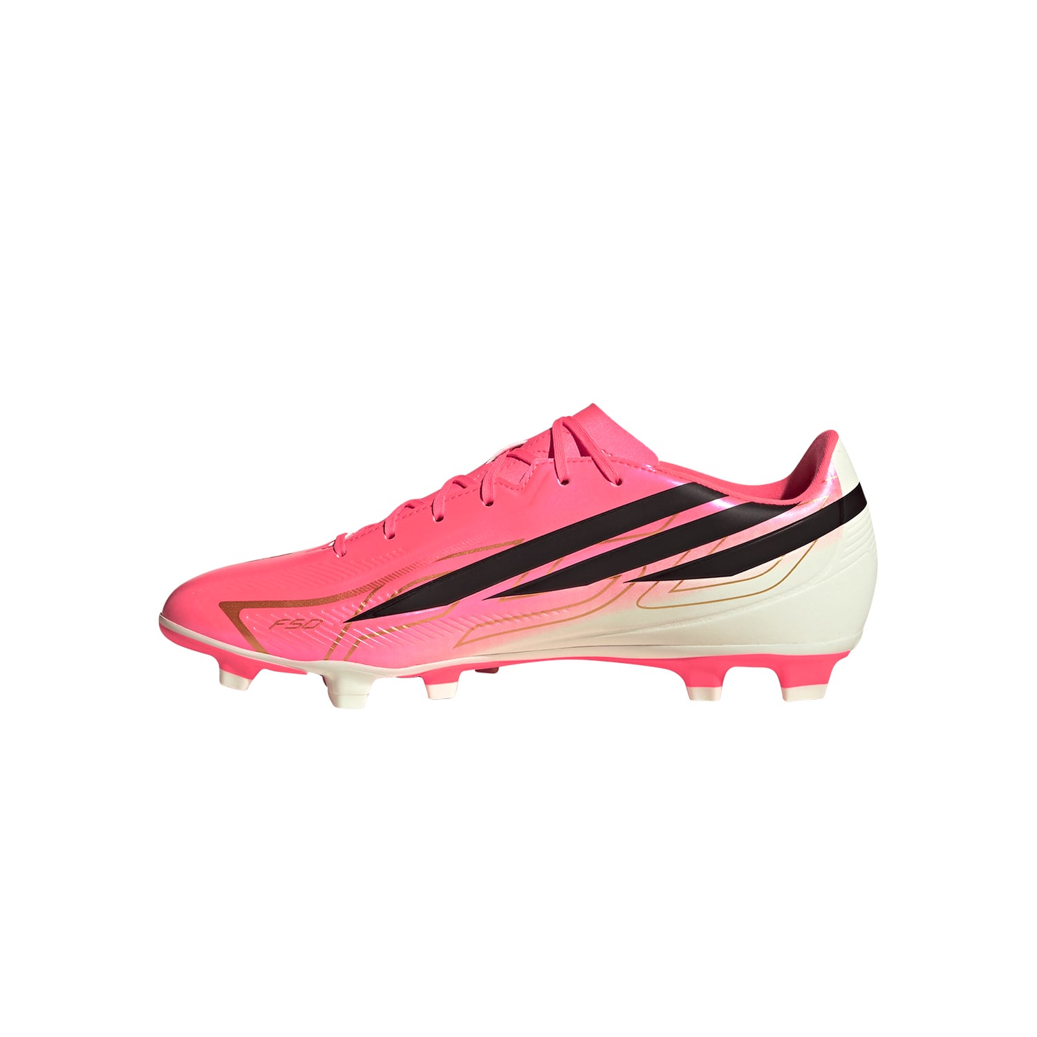 ZAPATILLAS ADIDAS F50 HYPERFAST CLUB FG/MG FOOTBALL UNISEX ROSADO - 4