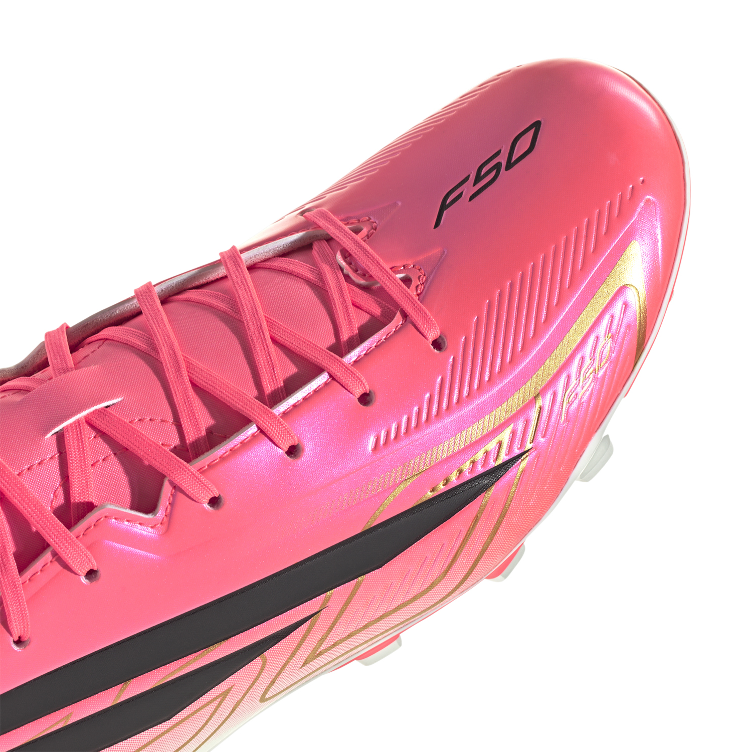 ZAPATILLAS ADIDAS F50 HYPERFAST CLUB FG/MG FOOTBALL UNISEX ROSADO - 7