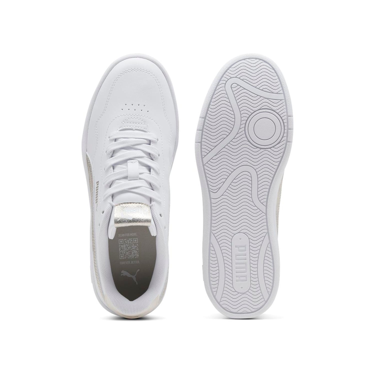 ZAPATILLAS PUMA COURT LALLY METALLIC WHISPER URBANO MUJER - 4