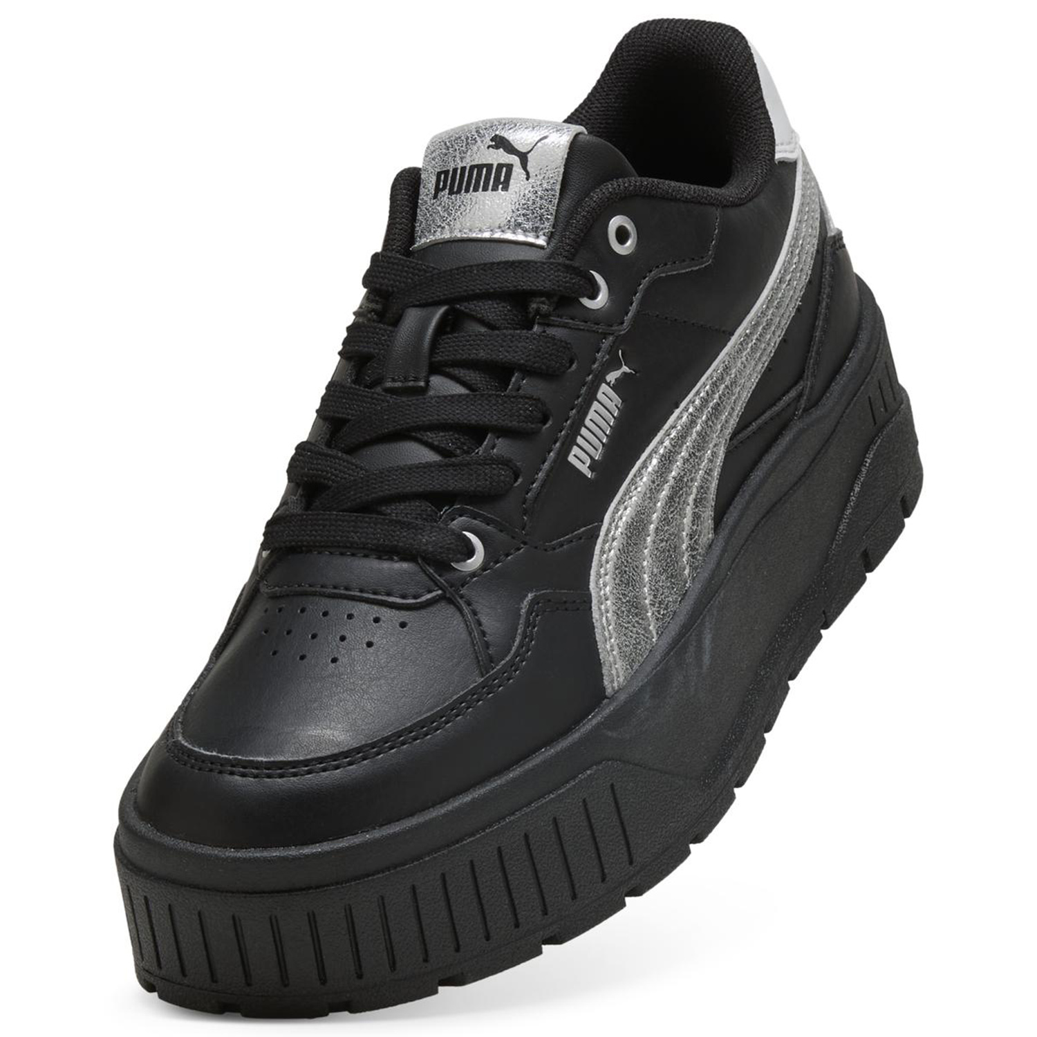 ZAPATILLAS PUMA KARMEN II IDOL METALLIC WHISPER URBANO MUJER - 4