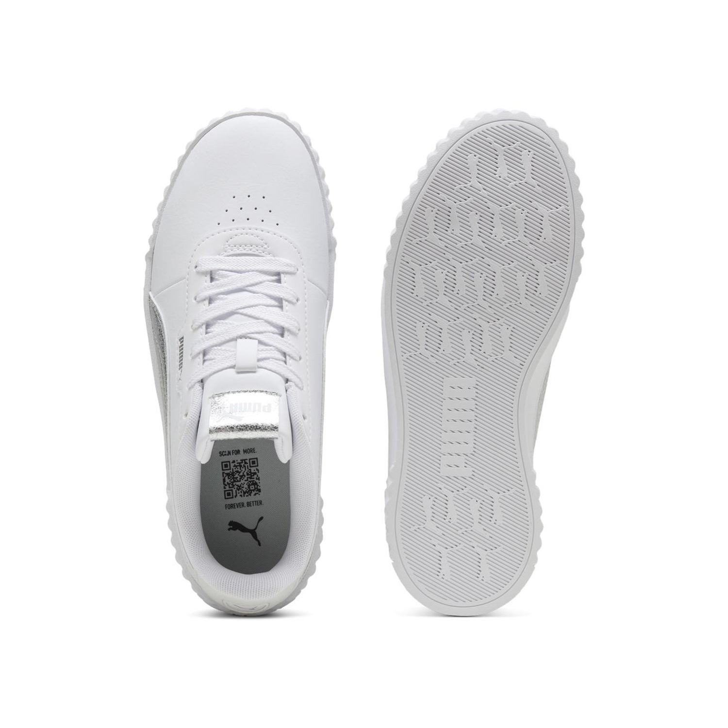 ZAPATILLAS PUMA CARINA 3 METALLIC WHISPER URBANO MUJER - 4