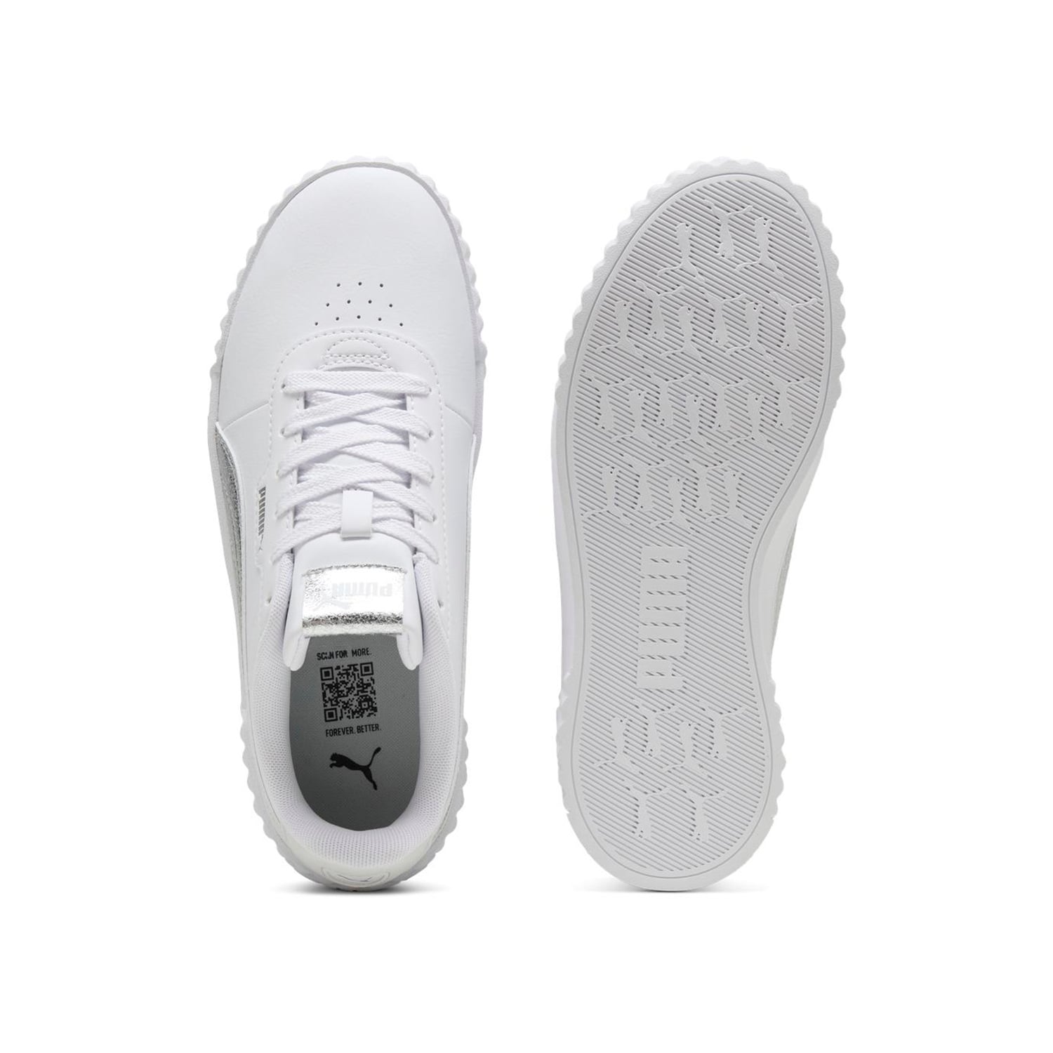 ZAPATILLAS PUMA CARINA 3 METALLIC WHISPER URBANO MUJER - 4