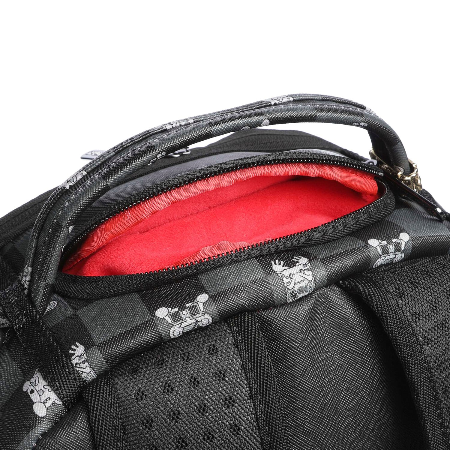 MOCHILA SPRAYGROUND GRAFF EMBOSSED CREAM CHECK URBANO UNISEX - 3