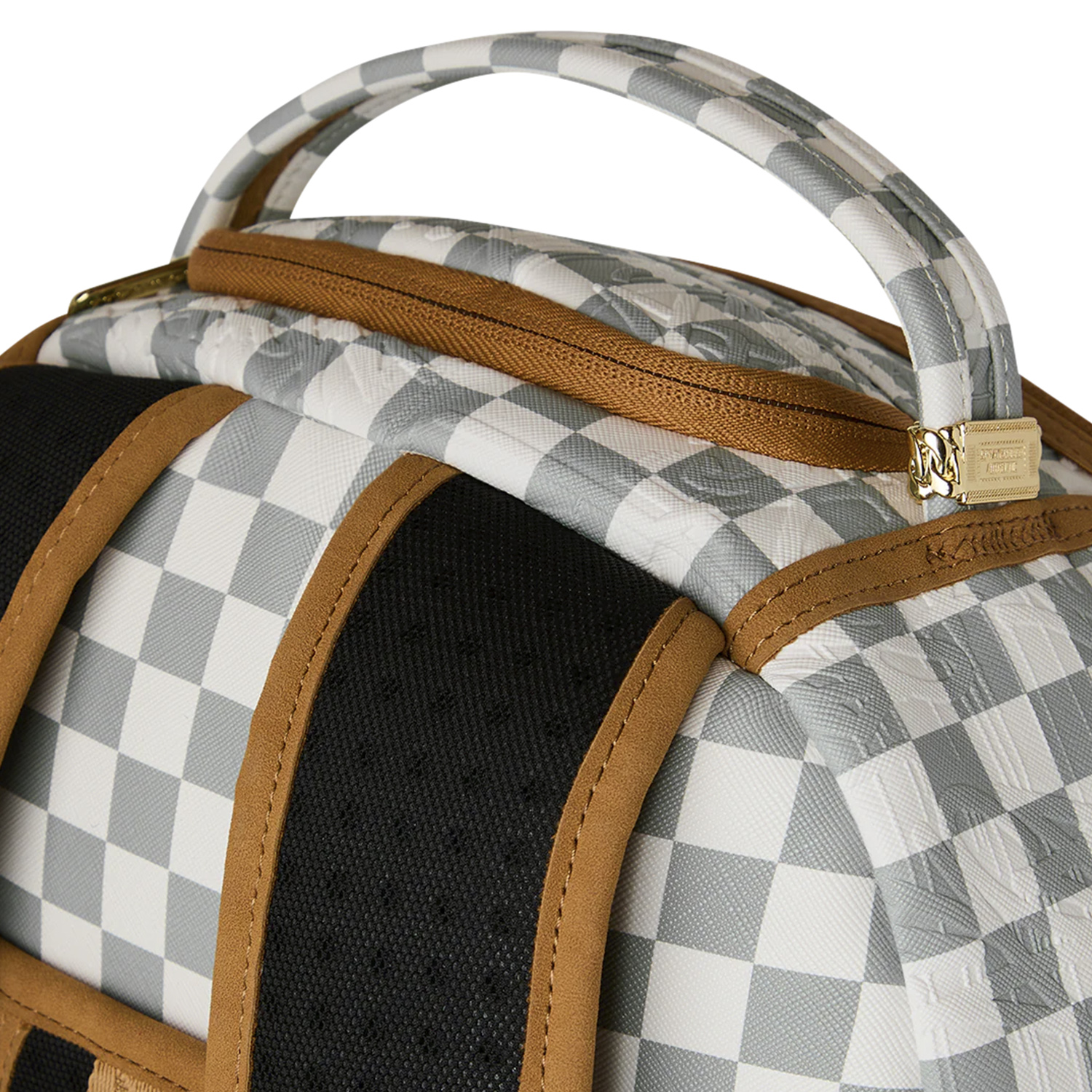 MOCHILA SPRAYGROUND GRAFF EMBOSSED CREAM CHECK URBANO UNISEX - 8