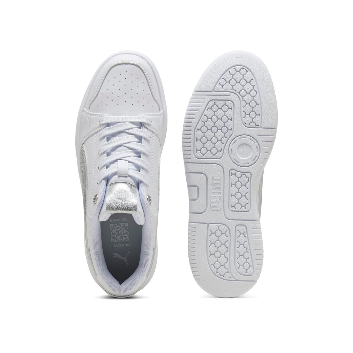 ZAPATILLAS PUMA REBOUND FEMME LOW METALLIC WHISPER URBANO MUJER - 4