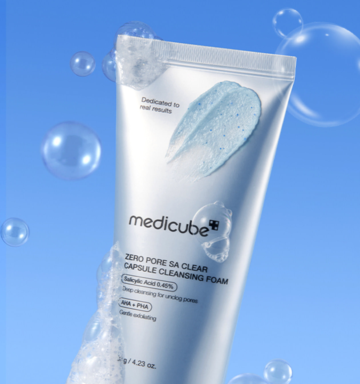 MEDICUBE LIMPIADOR ZERO PORE SA CLEAR CAPSULE CLEANSING FOAM 120G - 3
