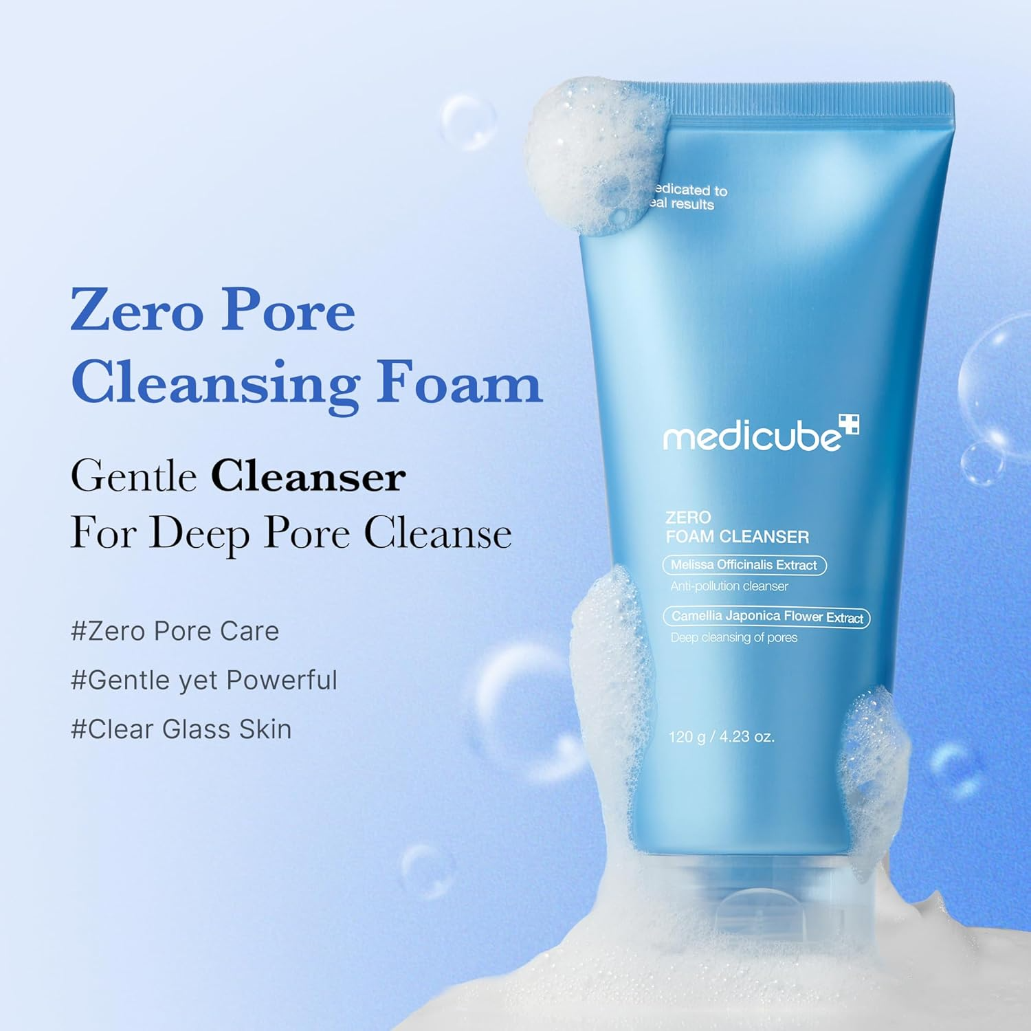 MEDICUBE ZERO LIMPIADOR FOAM CLEANSER 120G ESPUMA - 2