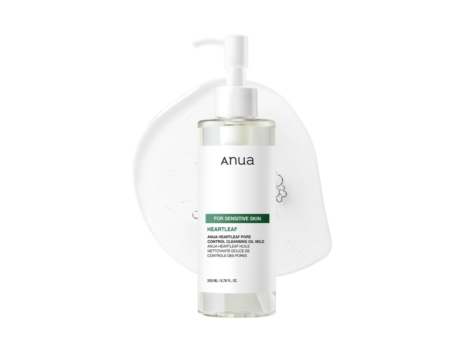 ACEITE LIMPIADOR ANUA HEARTLEAF PORE CONTROL CLEANSING OIL MILD 200ML - 1