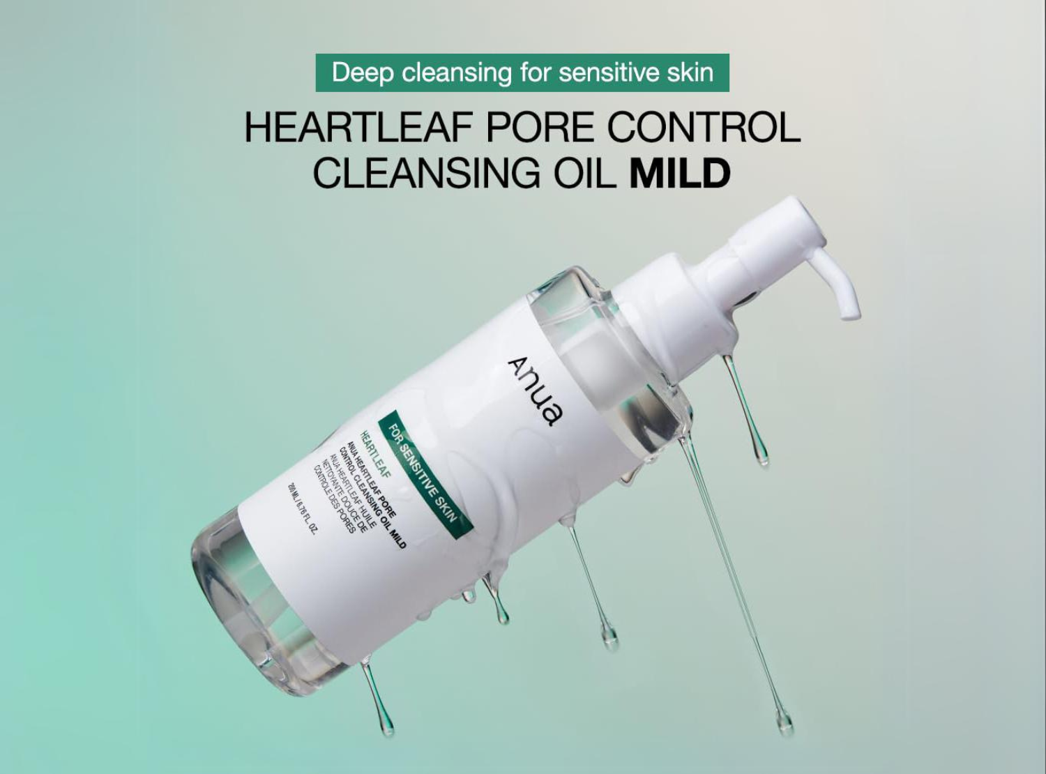 ACEITE LIMPIADOR ANUA HEARTLEAF PORE CONTROL CLEANSING OIL MILD 200ML - 4