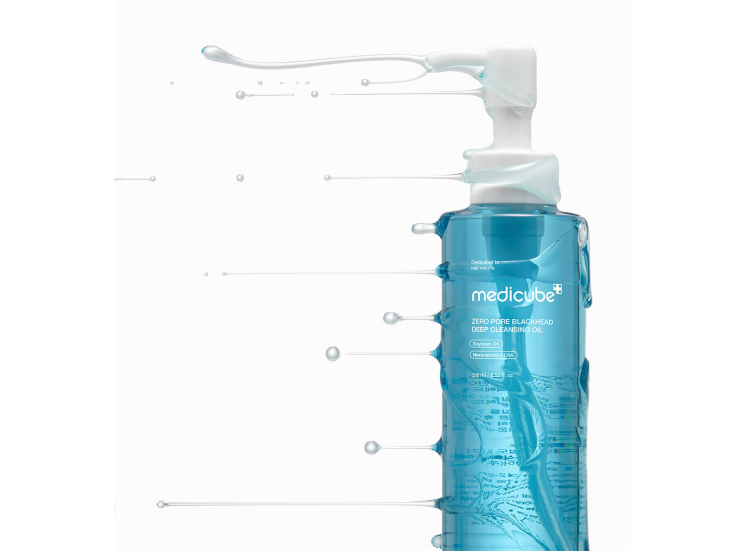 MEDICUBE ZERO PORE BLACKHEAD DEEP CLEANSING OIL 205ML - 2