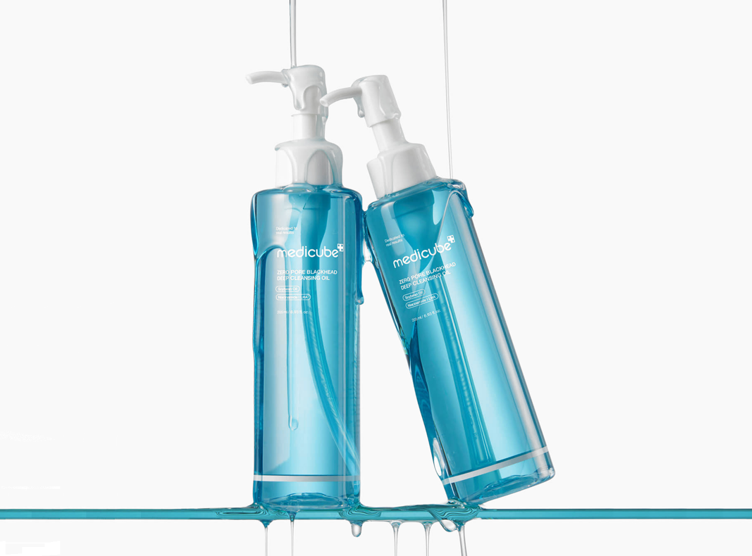 MEDICUBE ZERO PORE BLACKHEAD DEEP CLEANSING OIL 205ML - 5